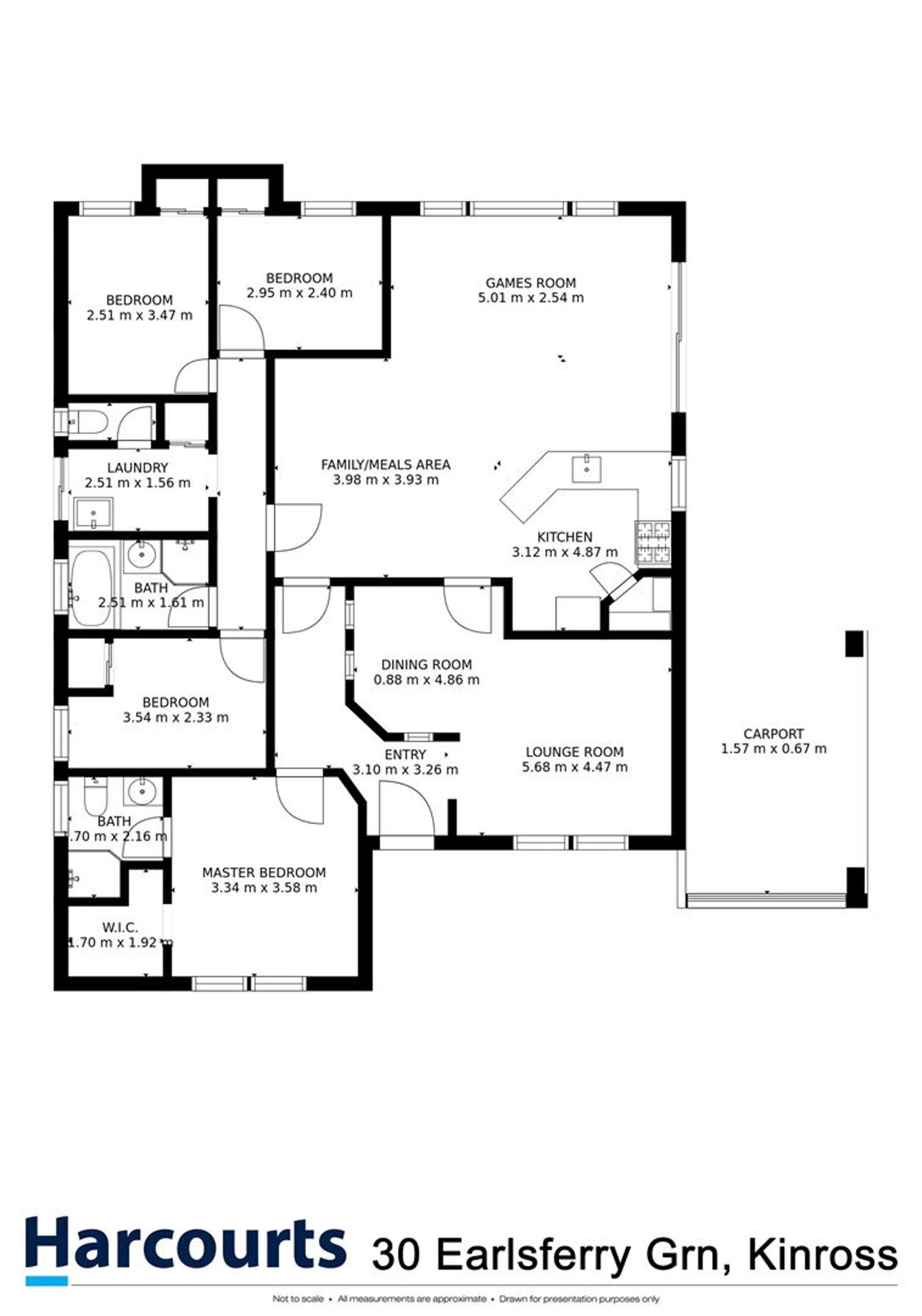 Floorplan of Homely house listing, 30 Earlsferry Green, Kinross WA 6028