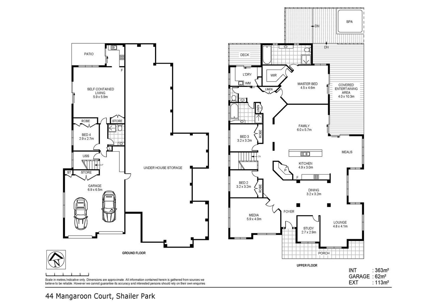 Floorplan of Homely house listing, 44 Mangaroon Court, Shailer Park QLD 4128