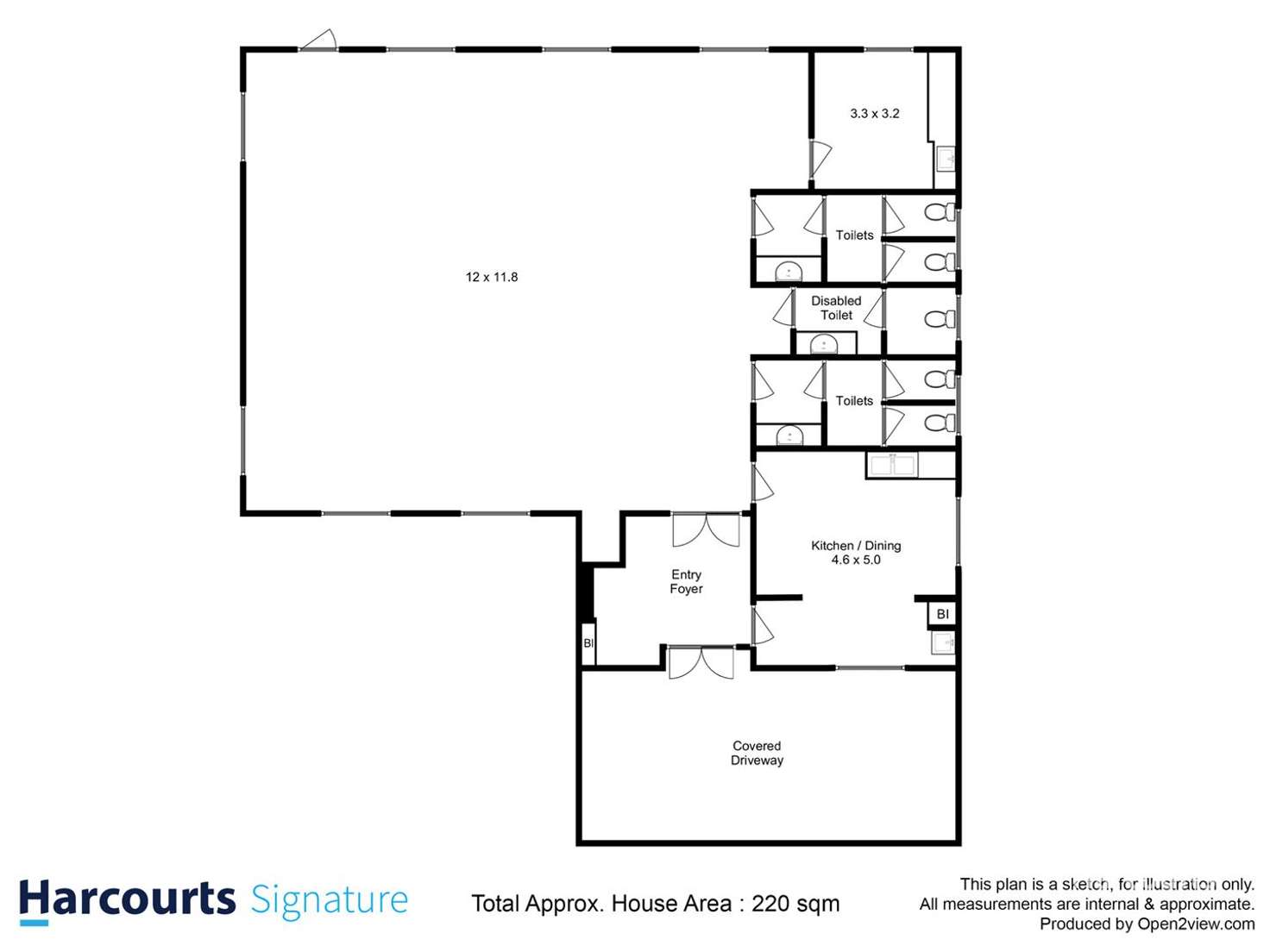 Floorplan of Homely studio listing, 64 Charles Street, Triabunna TAS 7190