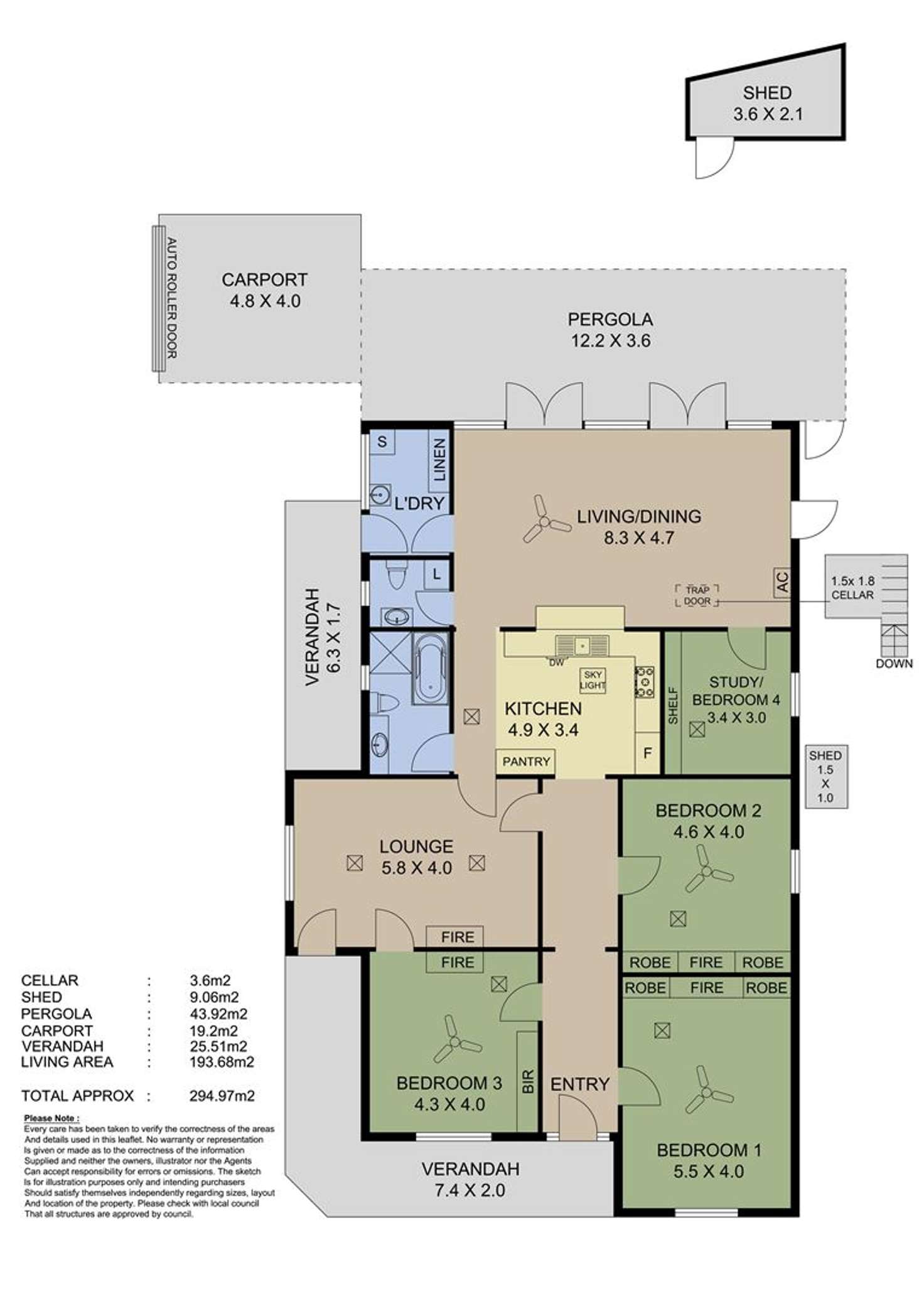Floorplan of Homely house listing, 157 Fisher Street, Malvern SA 5061