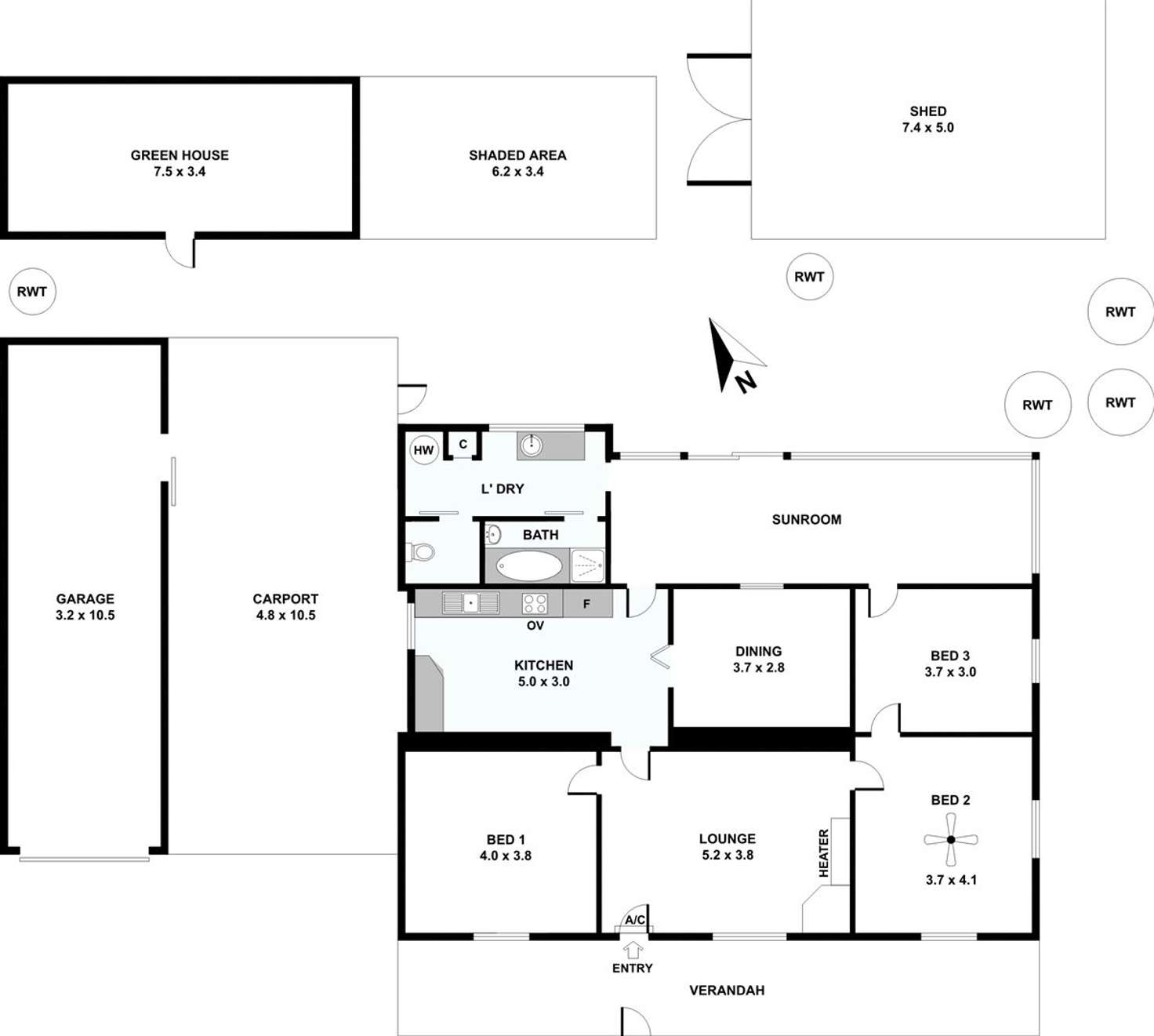 Floorplan of Homely house listing, 11 Minden Street, Saddleworth SA 5413