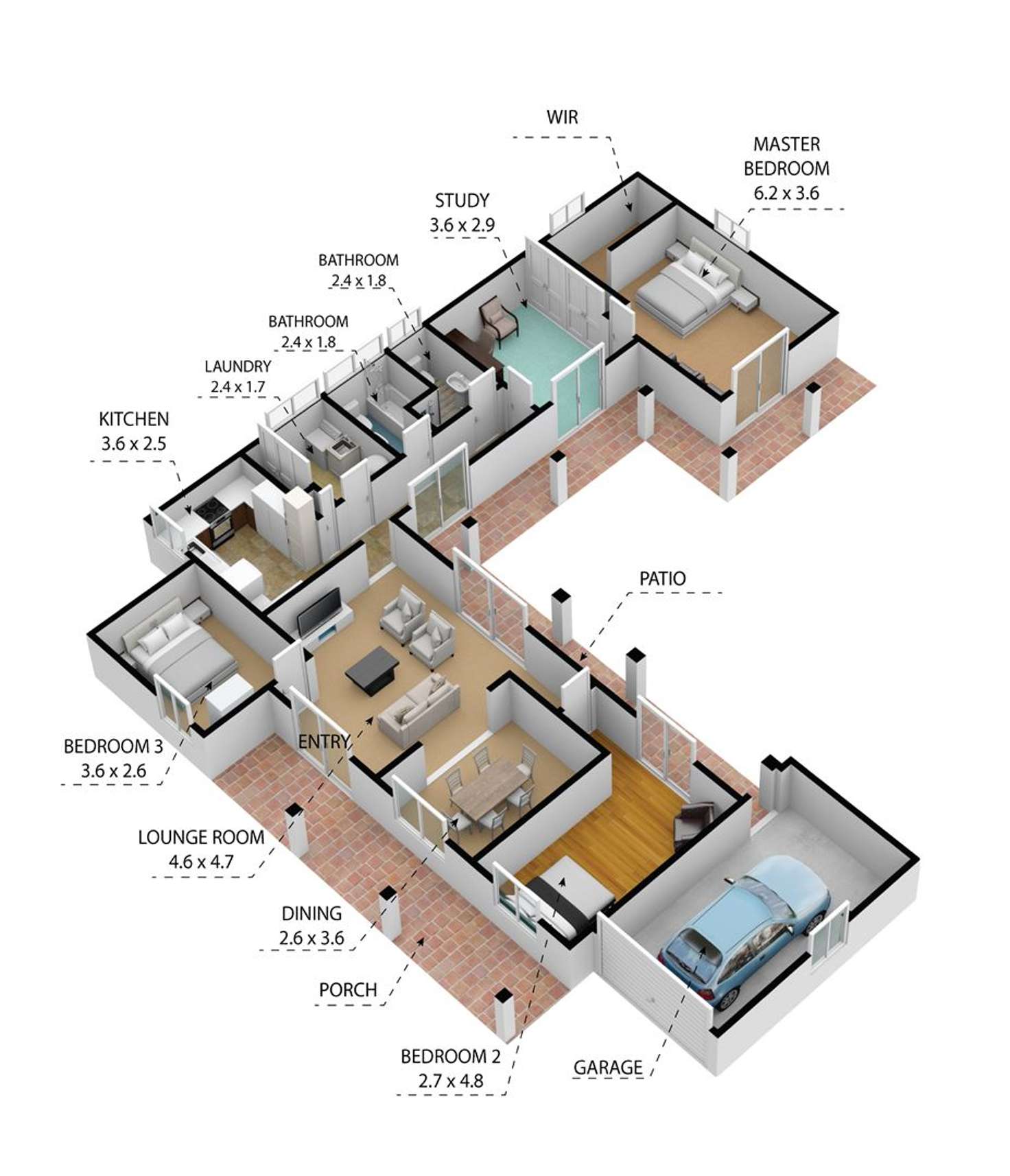 Floorplan of Homely house listing, 63 St Johns Road, Bradbury NSW 2560