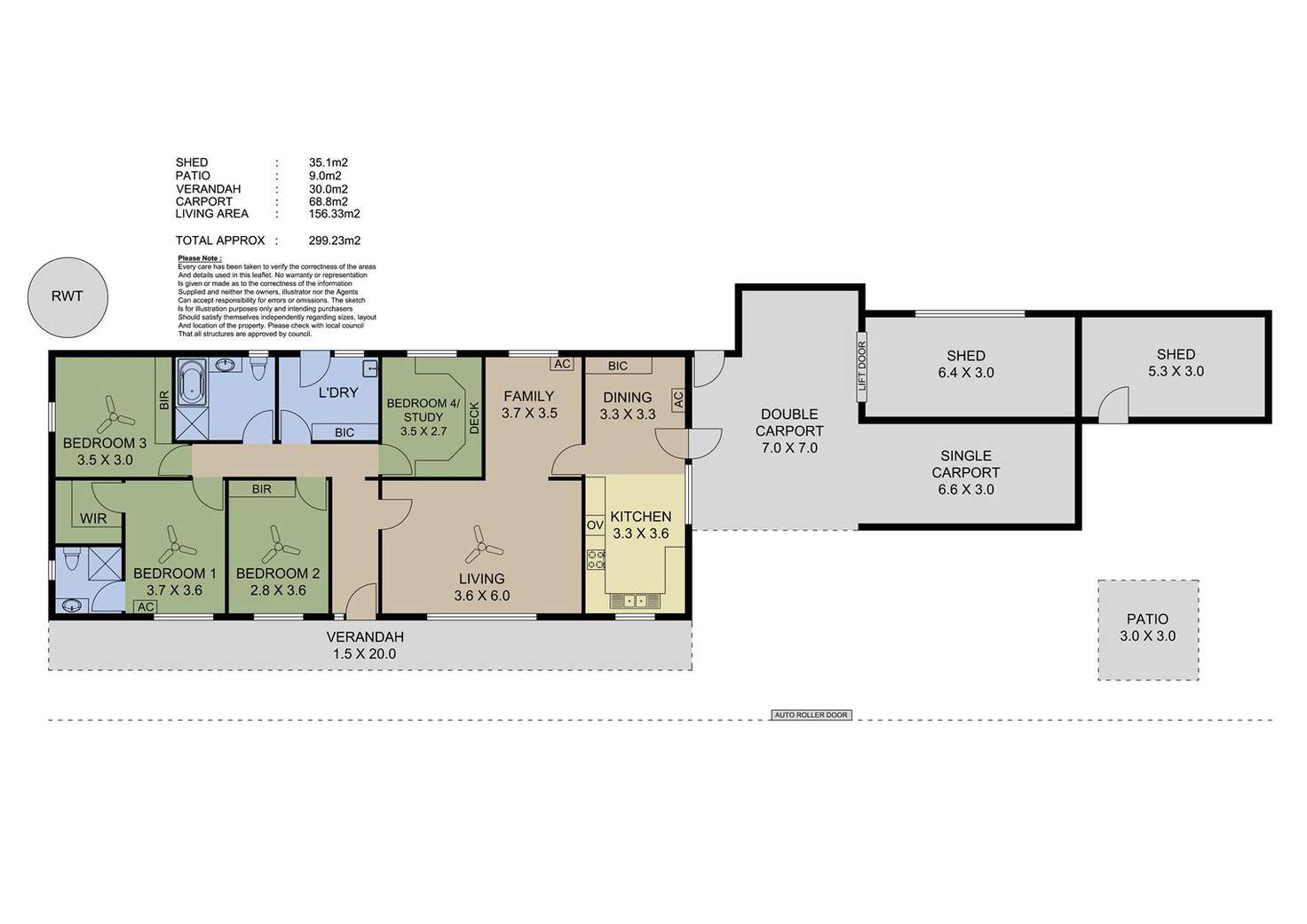Floorplan of Homely house listing, 3 Halmon Avenue, Everard Park SA 5035