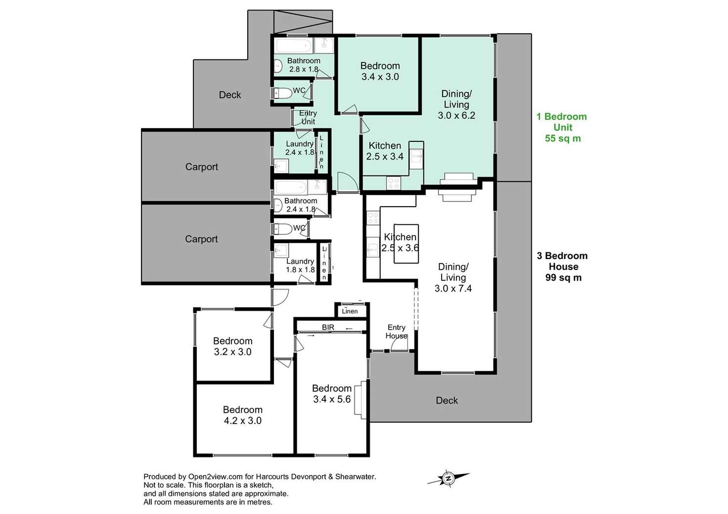 Floorplan of Homely house listing, 74 Forbes Street, Devonport TAS 7310