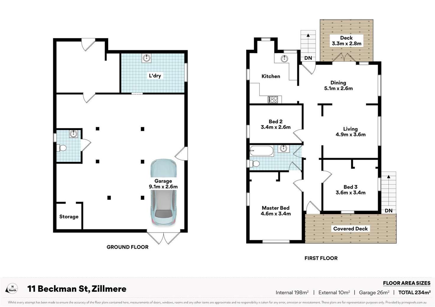 Floorplan of Homely house listing, 11 Beckman Street, Zillmere QLD 4034