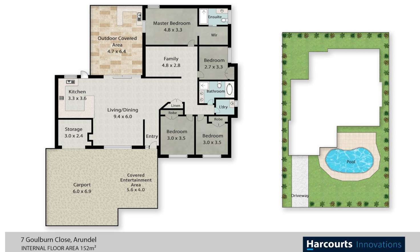 Floorplan of Homely house listing, 7 Goulburn Close, Arundel QLD 4214