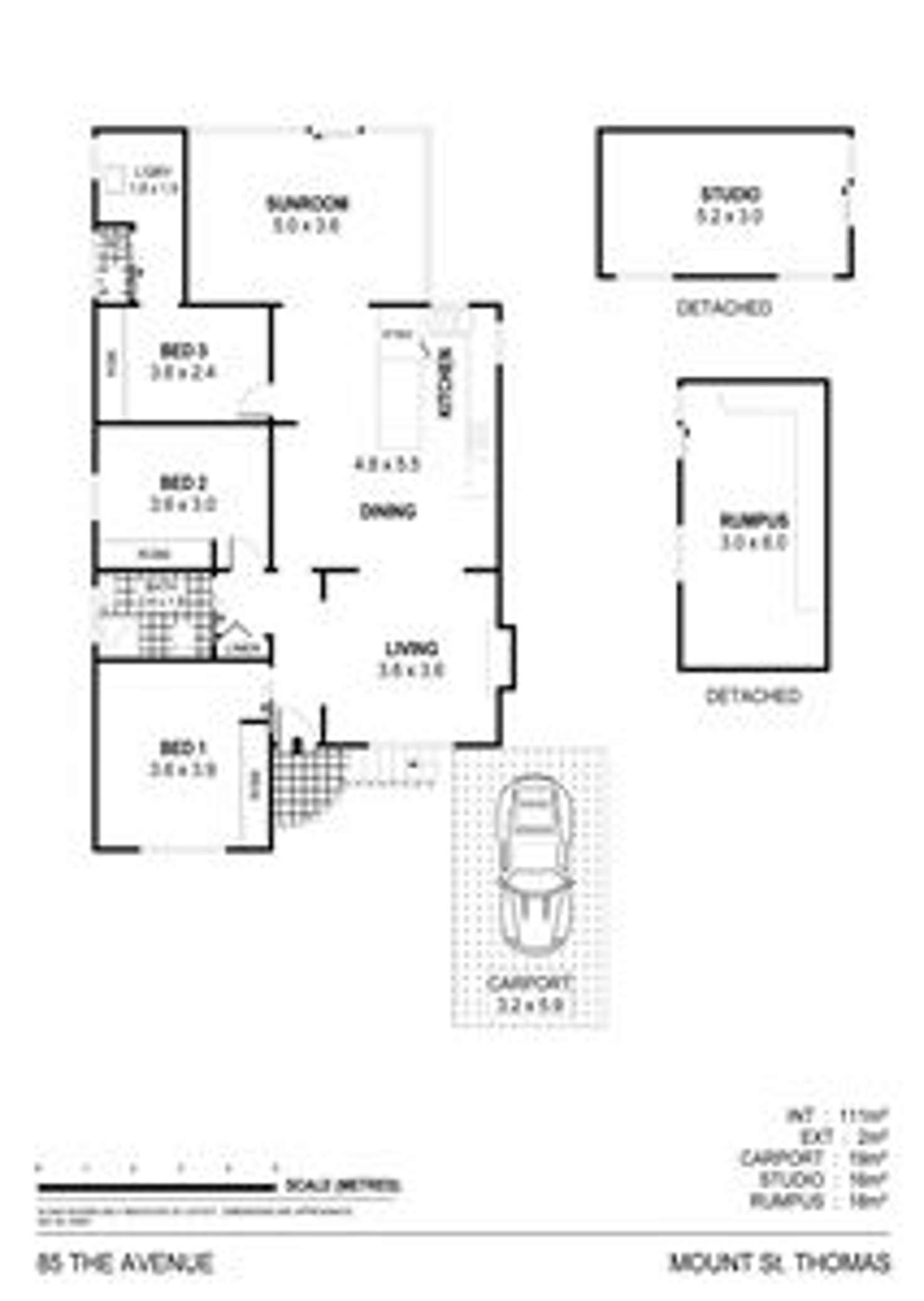 Floorplan of Homely house listing, 85 The Avenue, Mount Saint Thomas NSW 2500