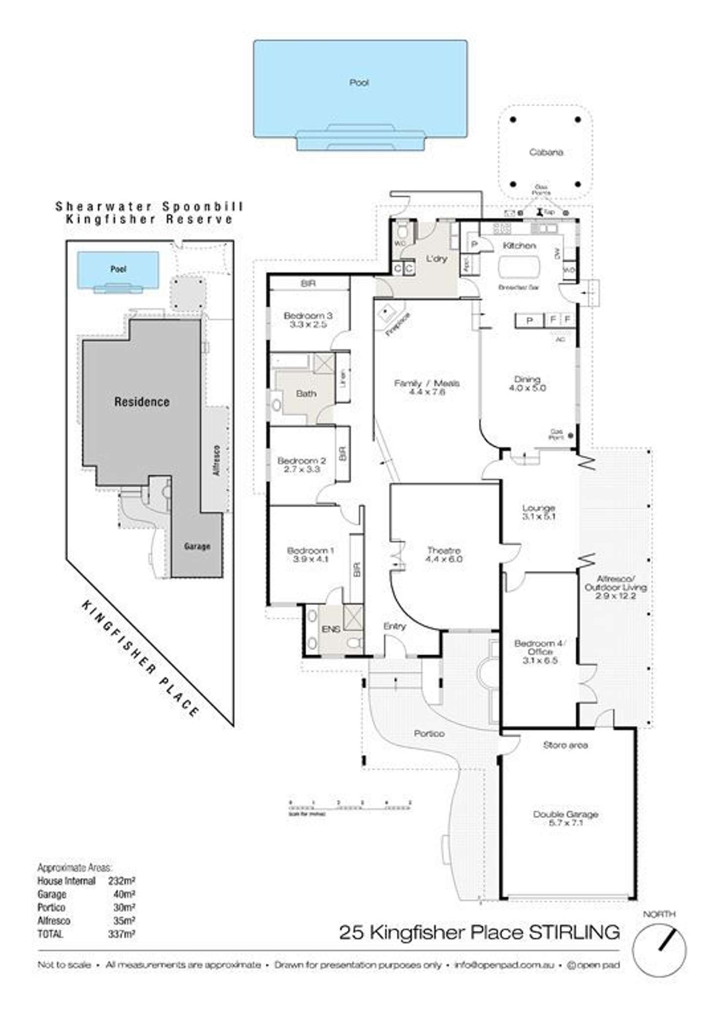 Floorplan of Homely house listing, 25 Kingfisher Place, Stirling WA 6021