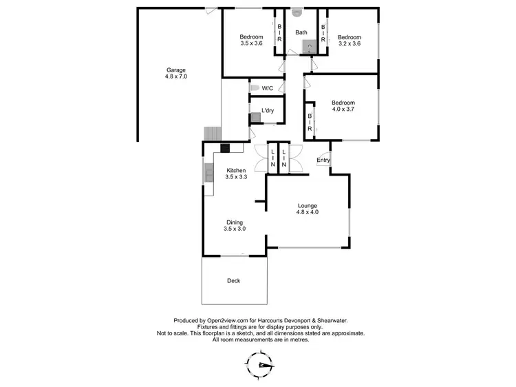 Floorplan of Homely house listing, 12 Highview Crescent, Devonport TAS 7310