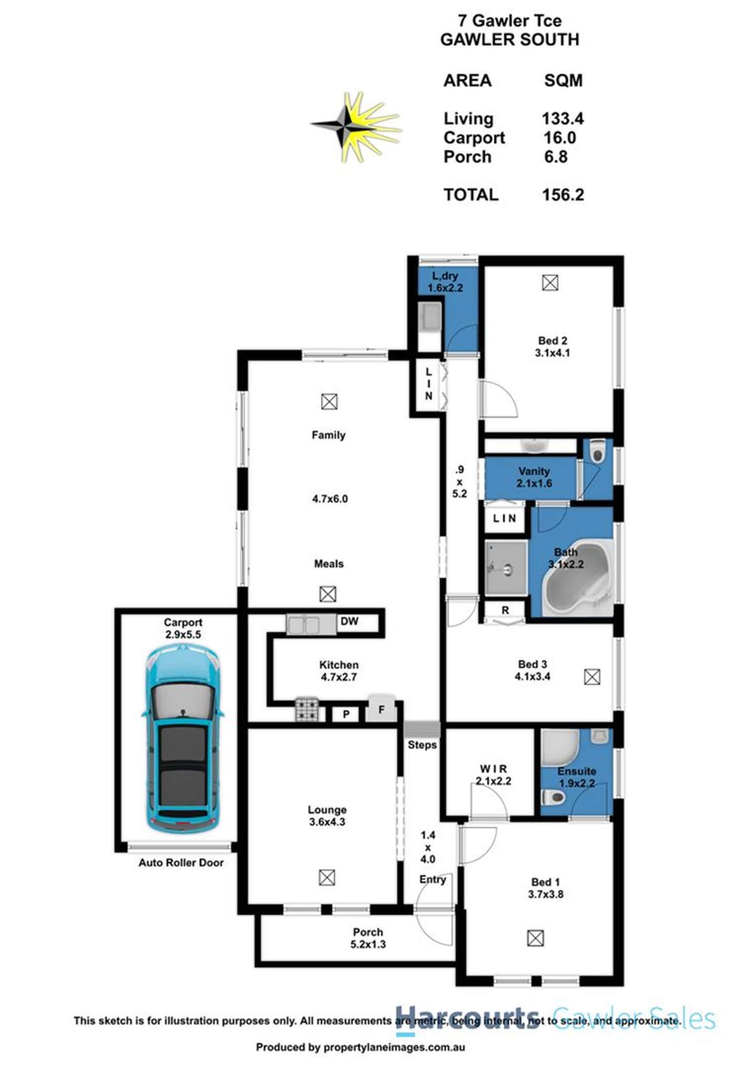 Floorplan of Homely house listing, 7 Gawler Terrace, Gawler SA 5118