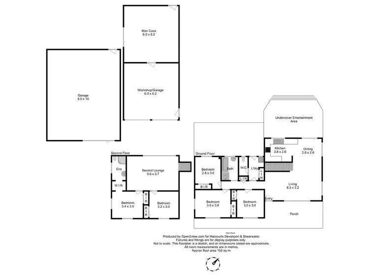 Floorplan of Homely house listing, 36 Lawrence Drive, Devonport TAS 7310