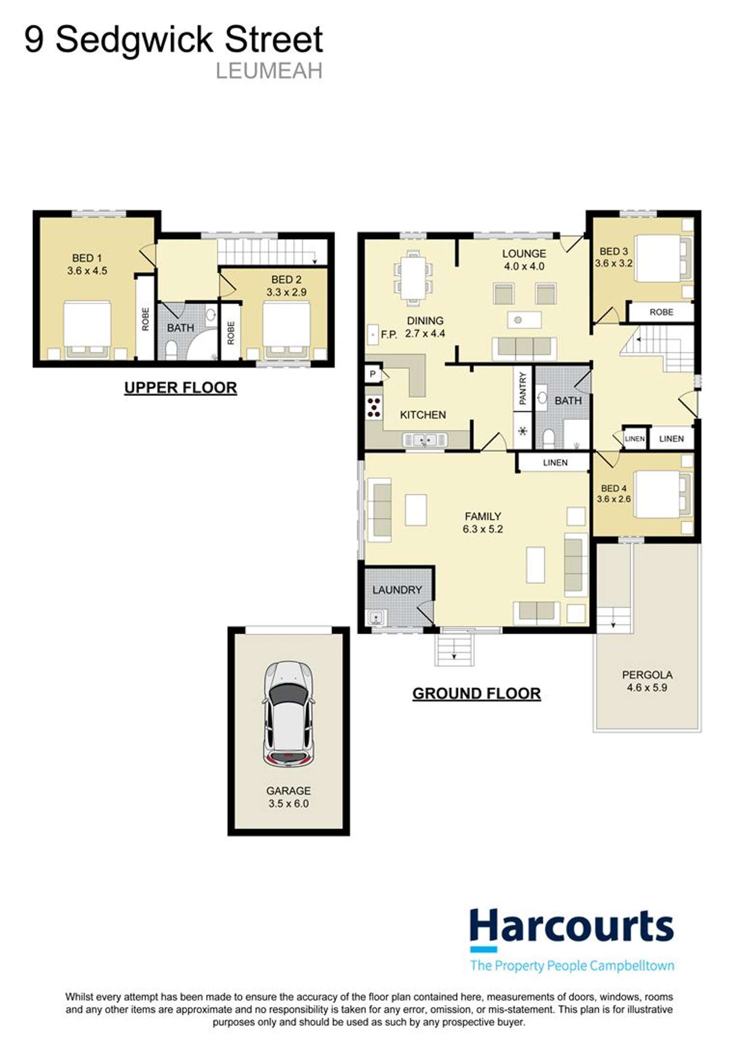 Floorplan of Homely house listing, 9 Sedgwick Street, Leumeah NSW 2560