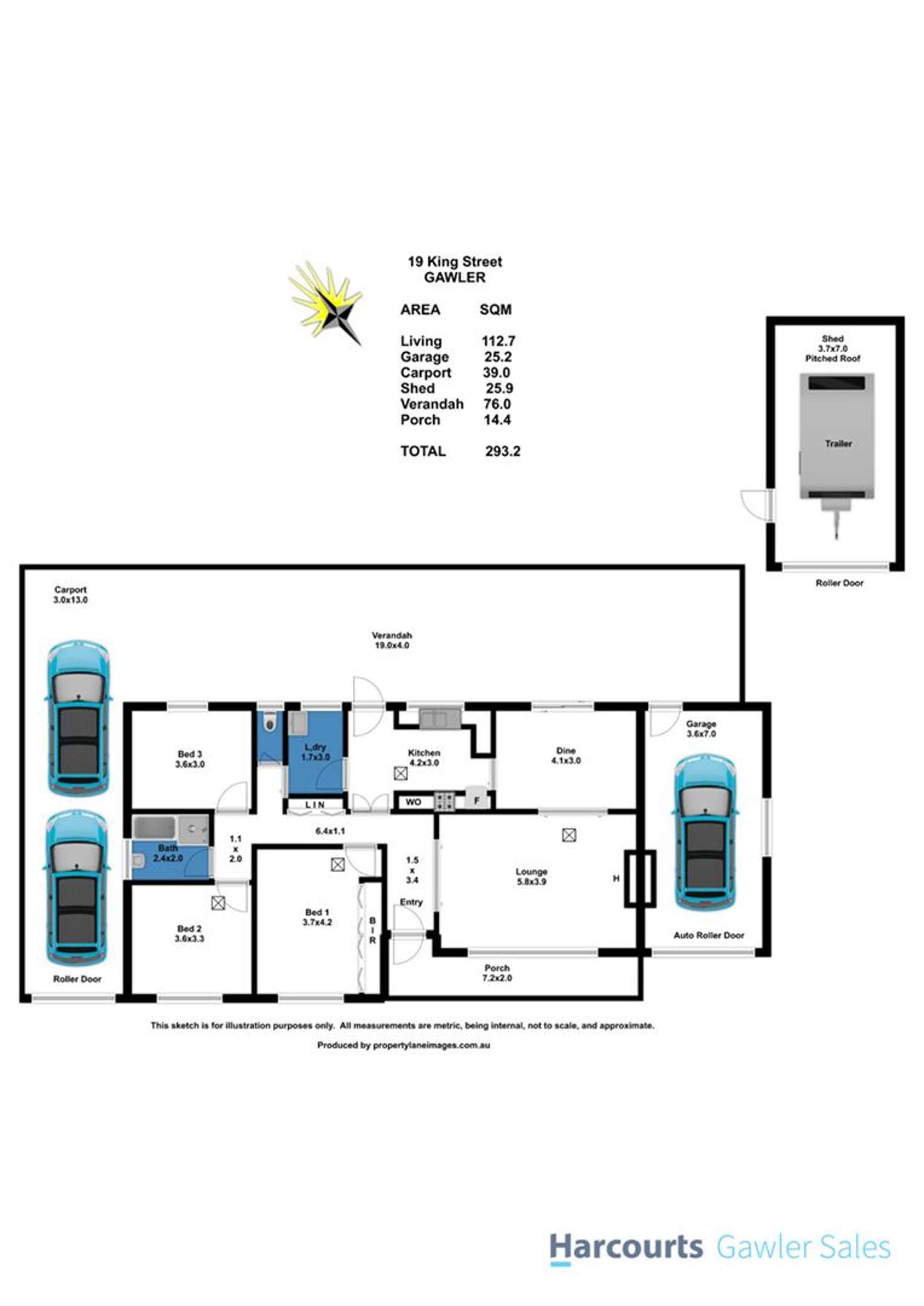 Floorplan of Homely house listing, 19 King Street, Gawler SA 5118