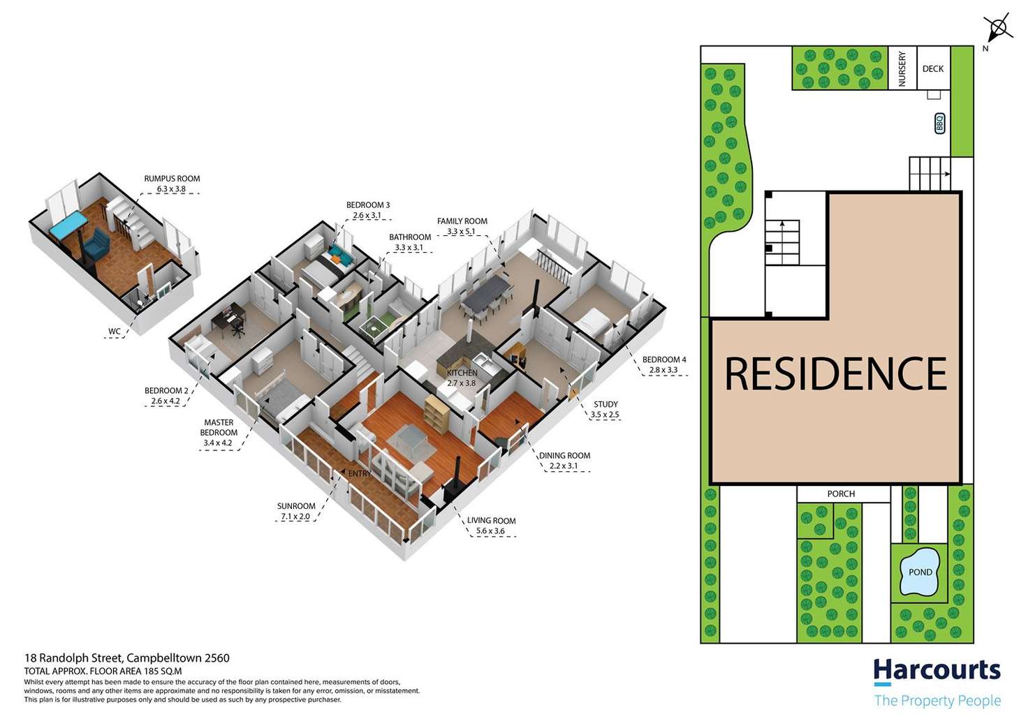 Floorplan of Homely house listing, 18 Randolph Street, Campbelltown NSW 2560