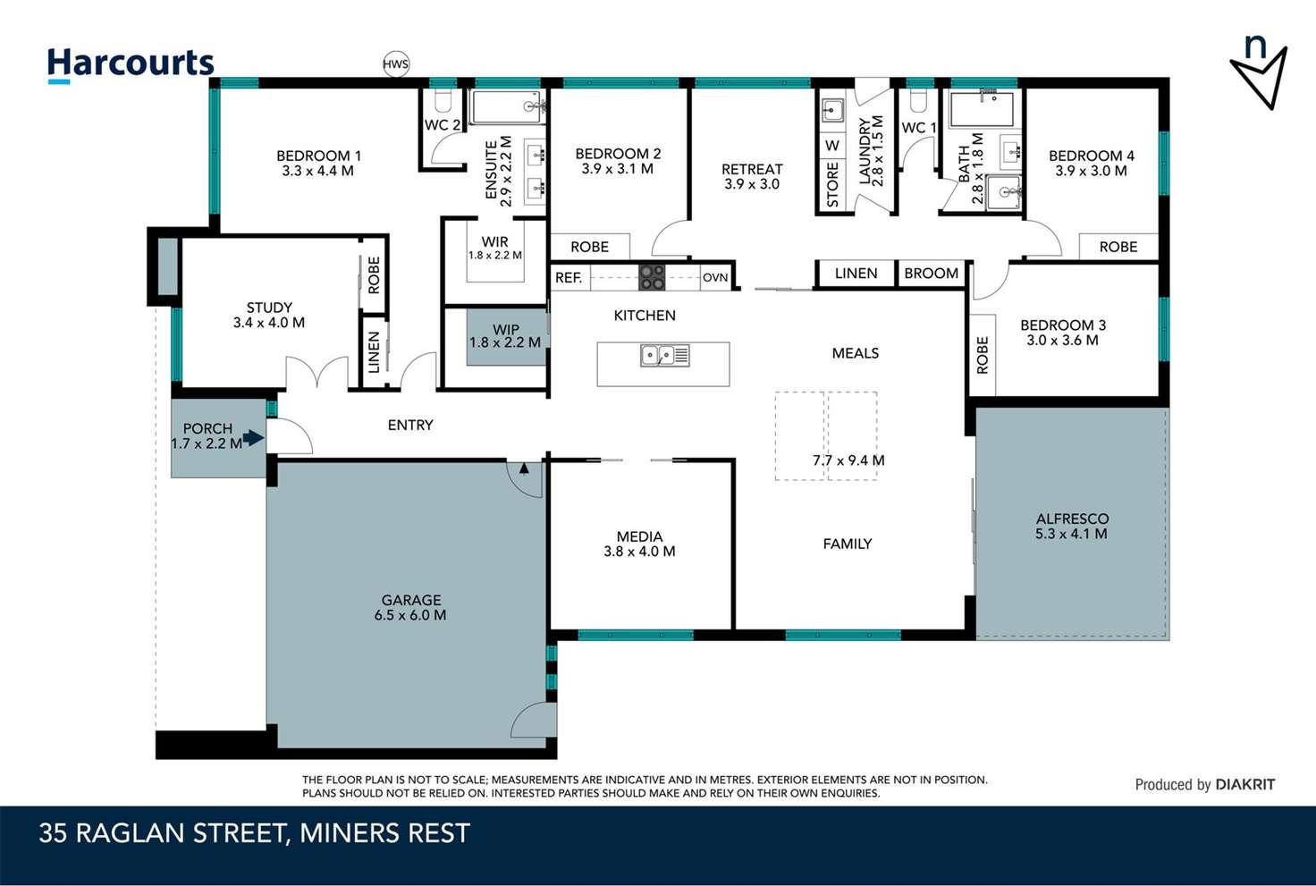 Floorplan of Homely house listing, 35 Raglan Street, Miners Rest VIC 3352