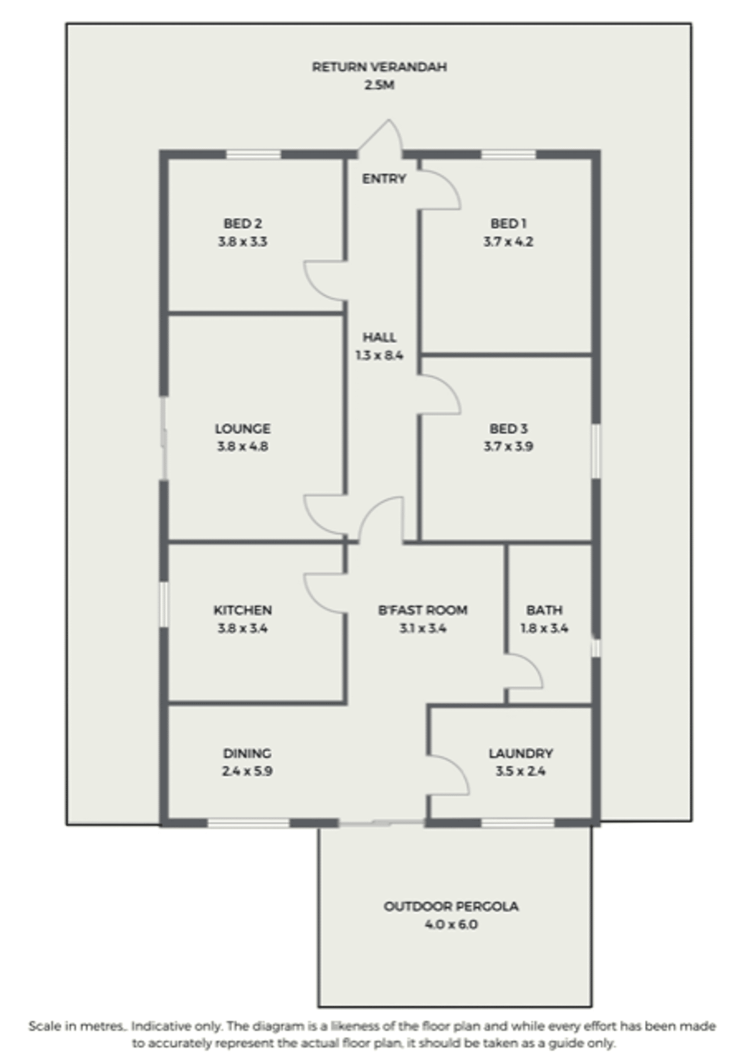 Floorplan of Homely house listing, 26 Beauval Street, Wilmington SA 5485