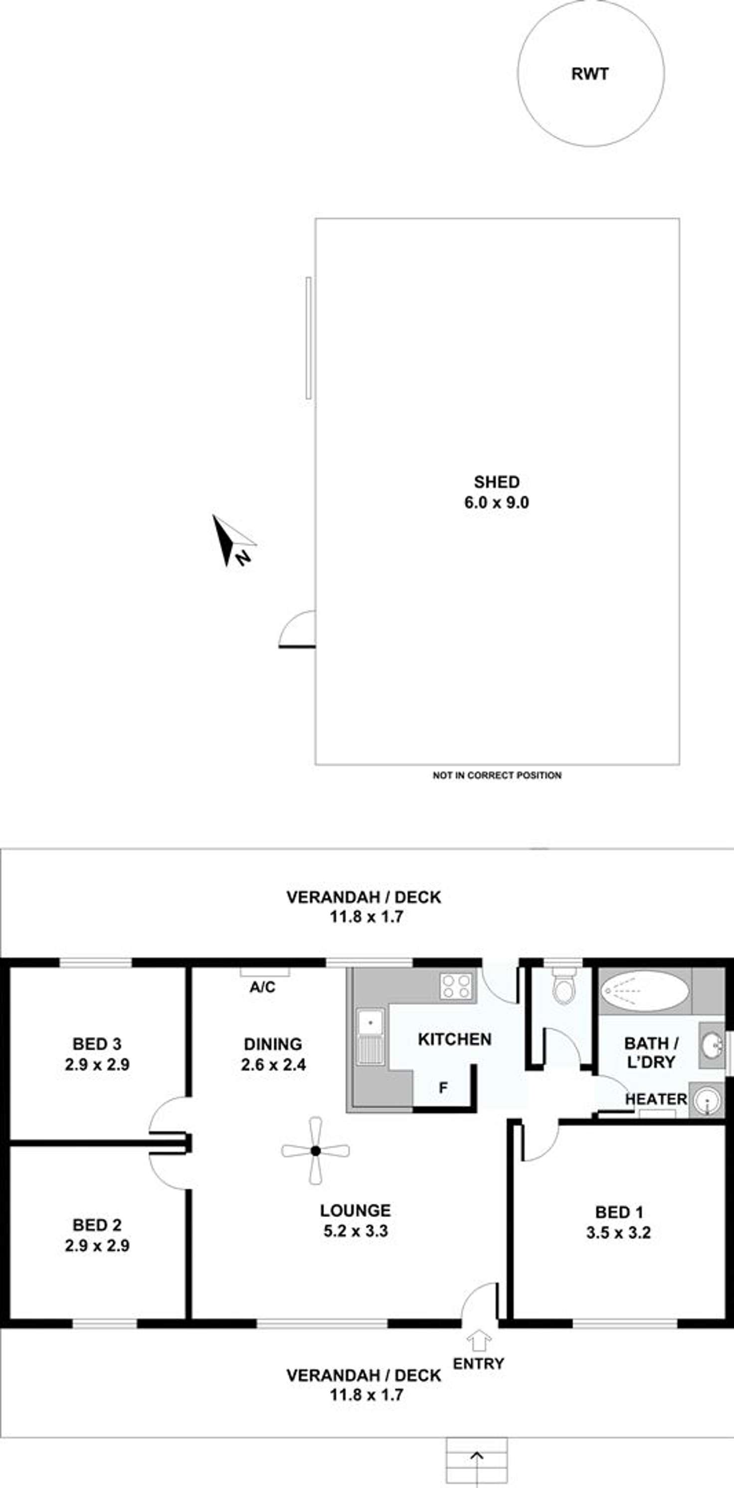 Floorplan of Homely house listing, 48 Main North Road, Rhynie SA 5412