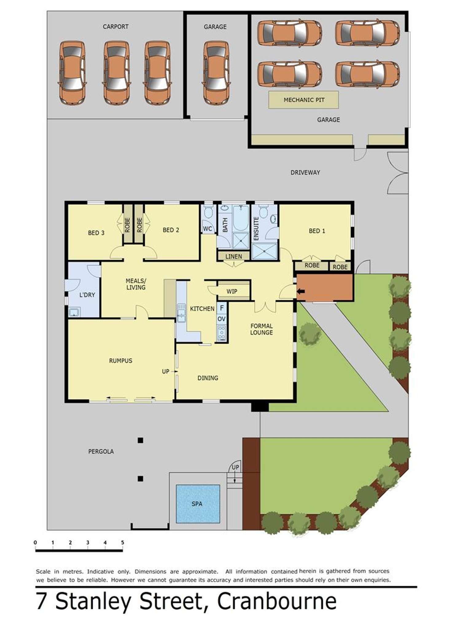 Floorplan of Homely house listing, 7 Stanley Street, Cranbourne VIC 3977