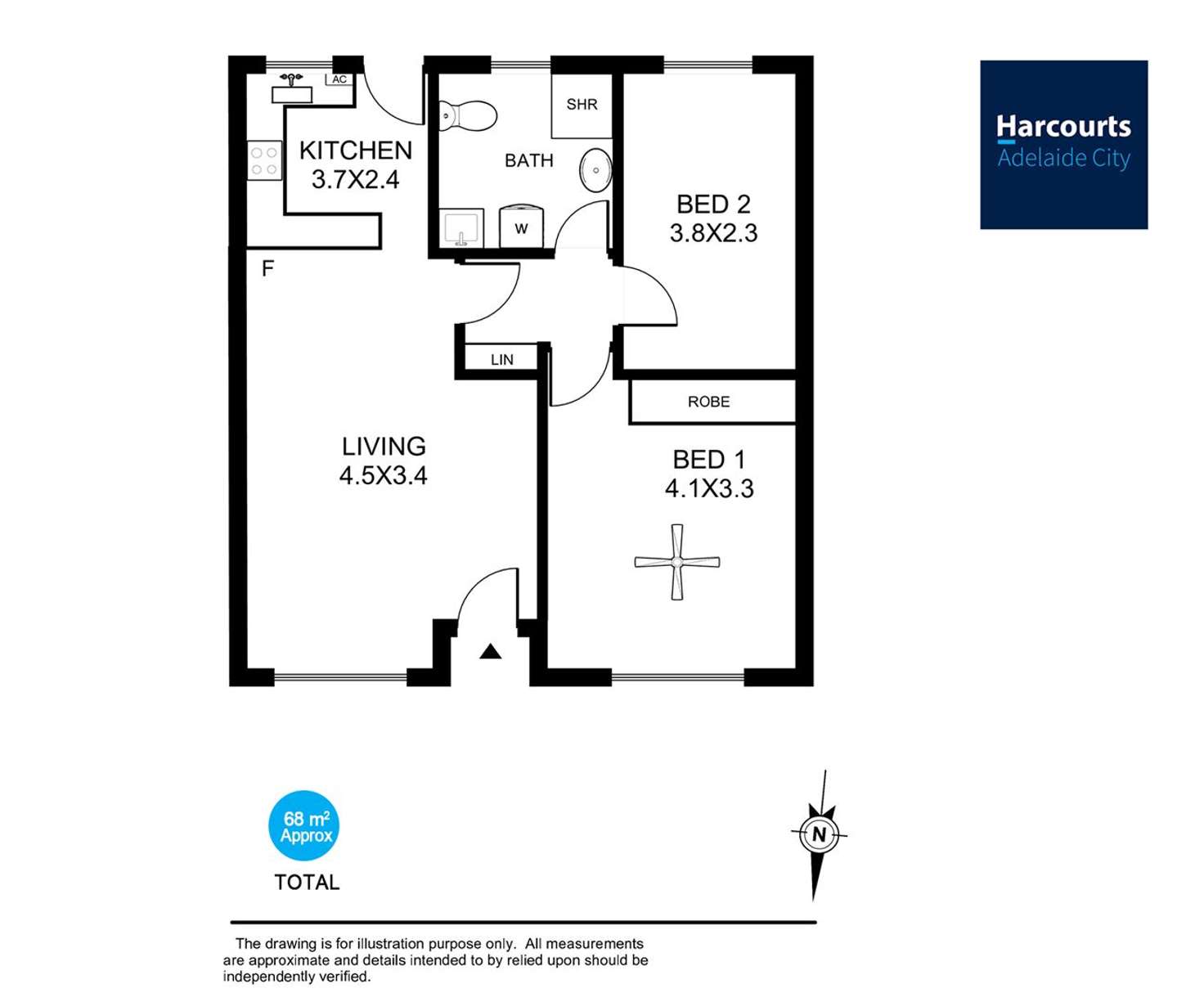 Floorplan of Homely unit listing, 56/49 Leader Street, Goodwood SA 5034