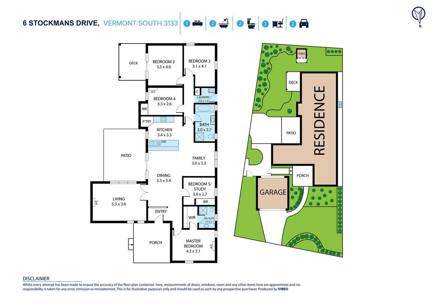 Floorplan of Homely house listing, 6 Stockmans Drive, Vermont South VIC 3133