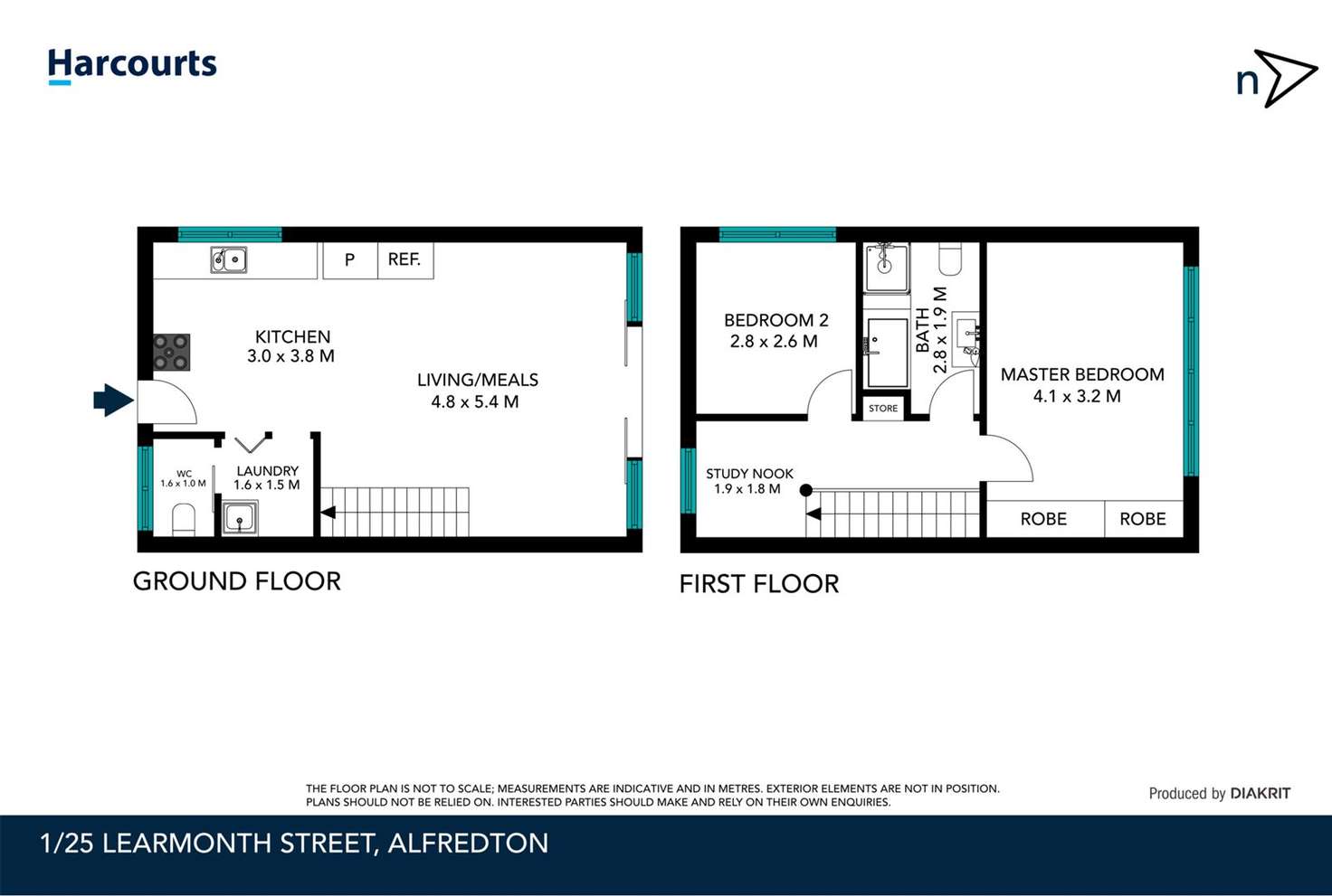 Floorplan of Homely apartment listing, 1/25 Learmonth Street, Alfredton VIC 3350