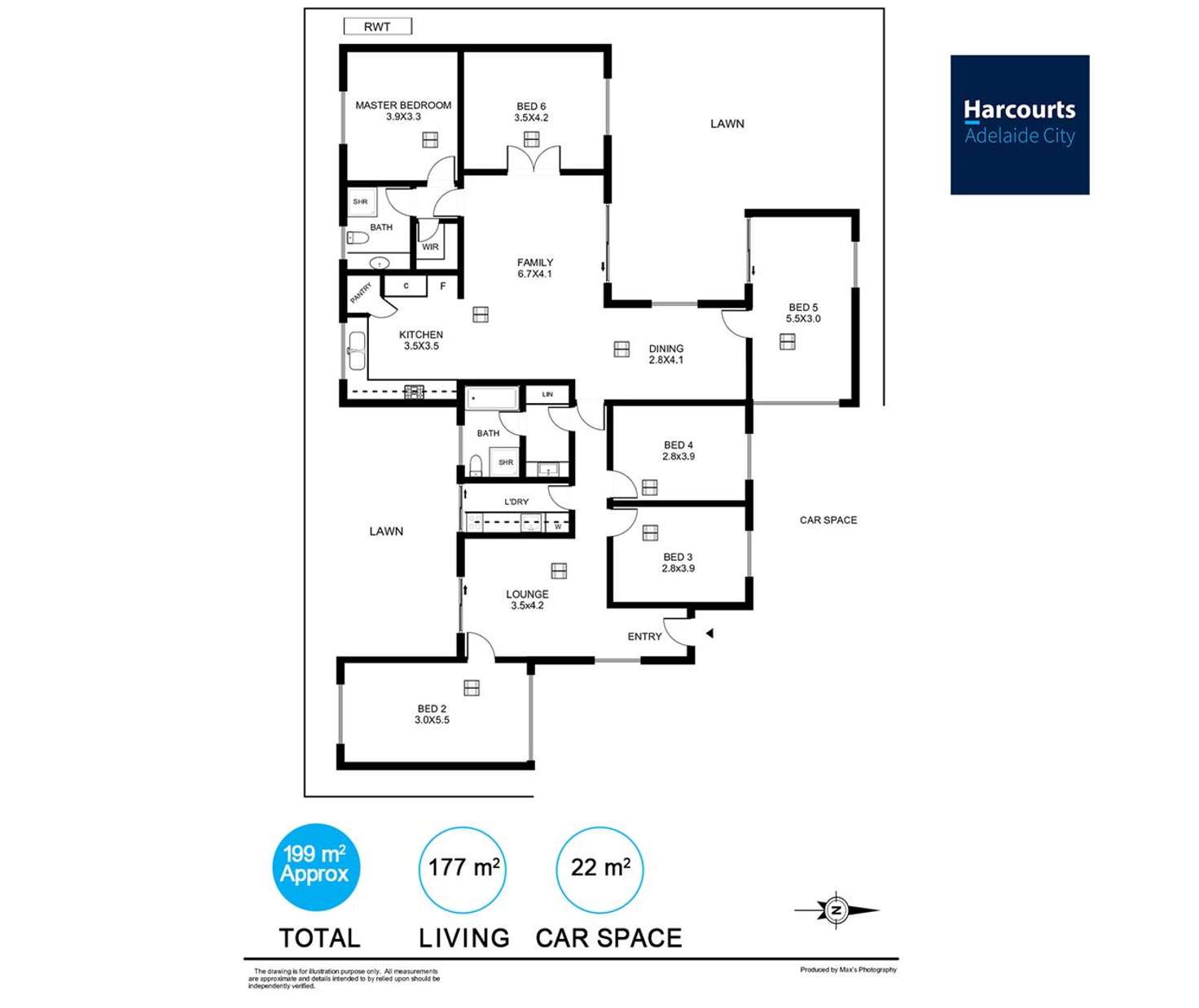 Floorplan of Homely house listing, 30A Hudson Avenue, Rostrevor SA 5073