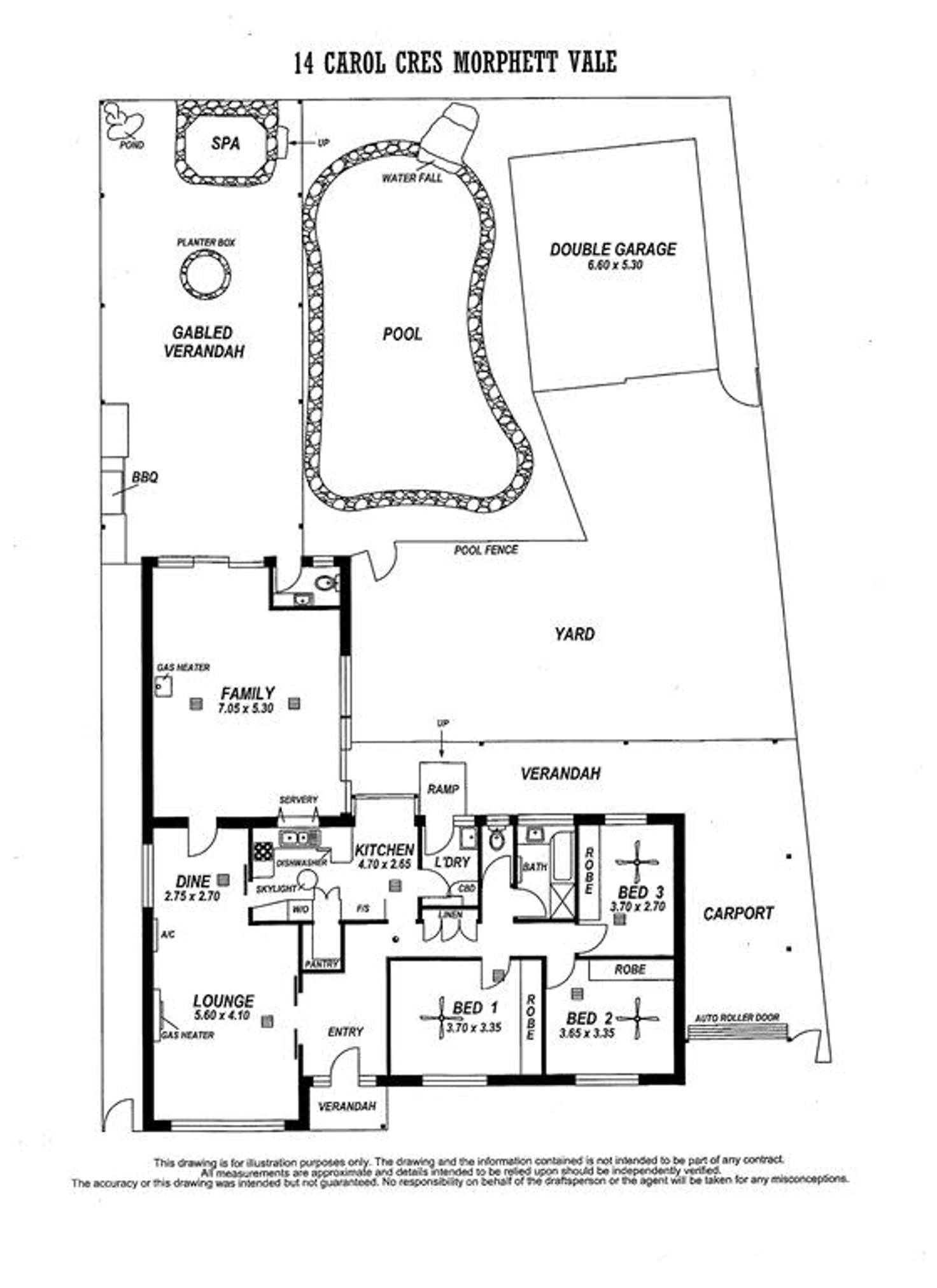 Floorplan of Homely house listing, 14 Carol Crescent, Morphett Vale SA 5162