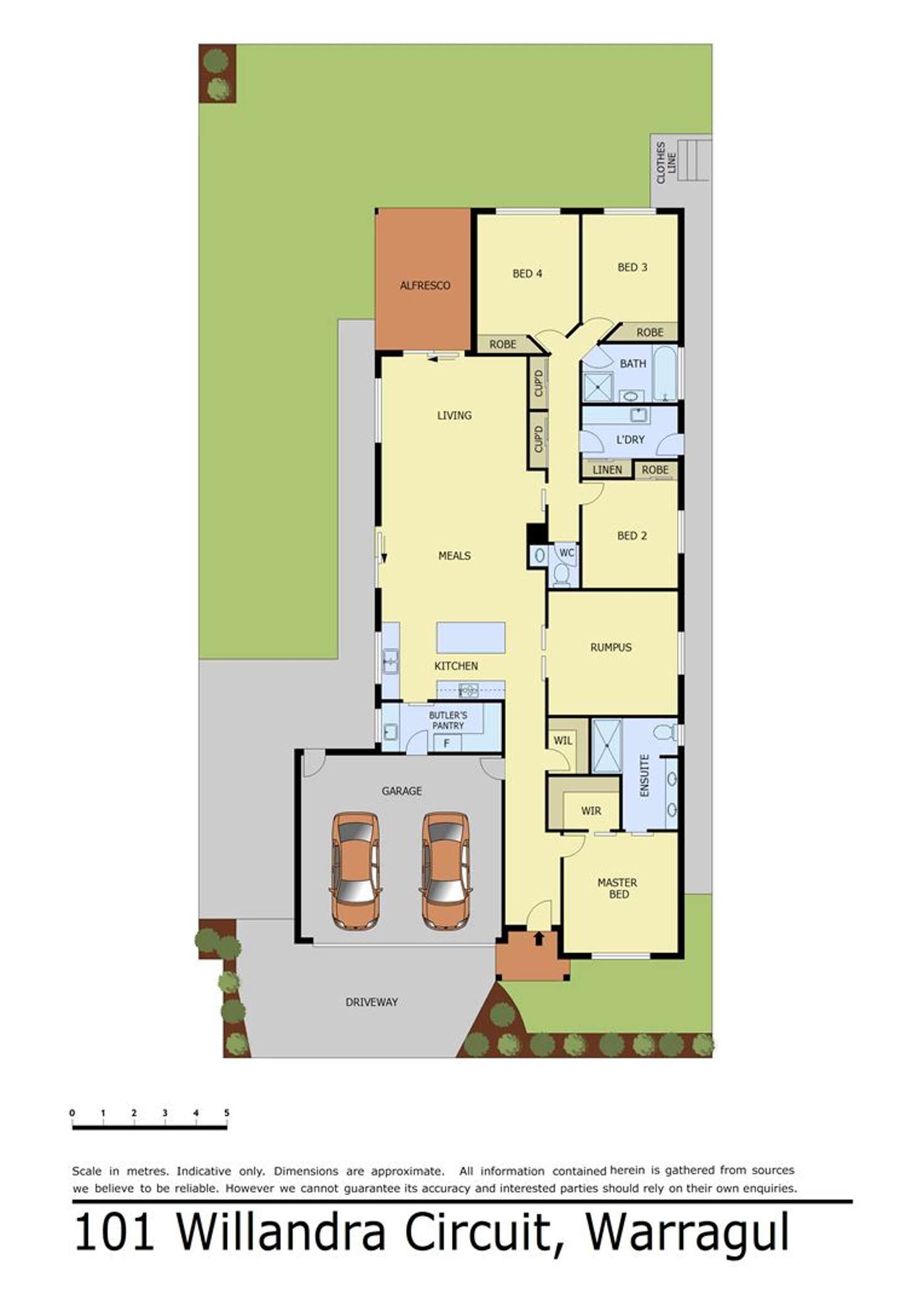 Floorplan of Homely house listing, 101 Willandra Circuit, Warragul VIC 3820