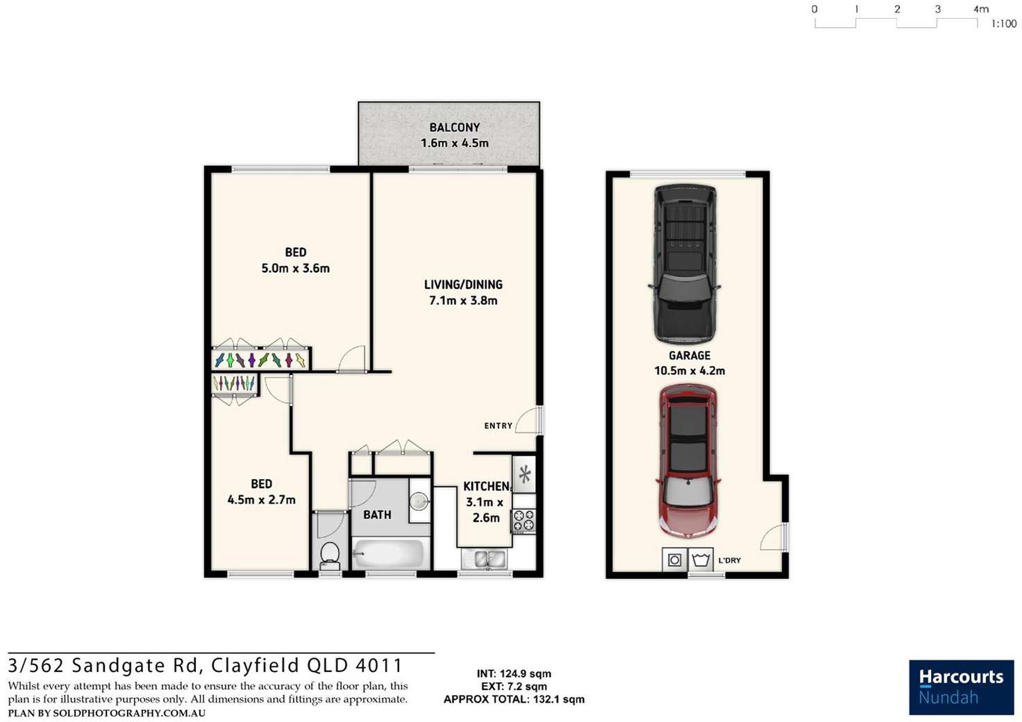 Floorplan of Homely unit listing, 3/562 Sandgate Rd, Clayfield QLD 4011