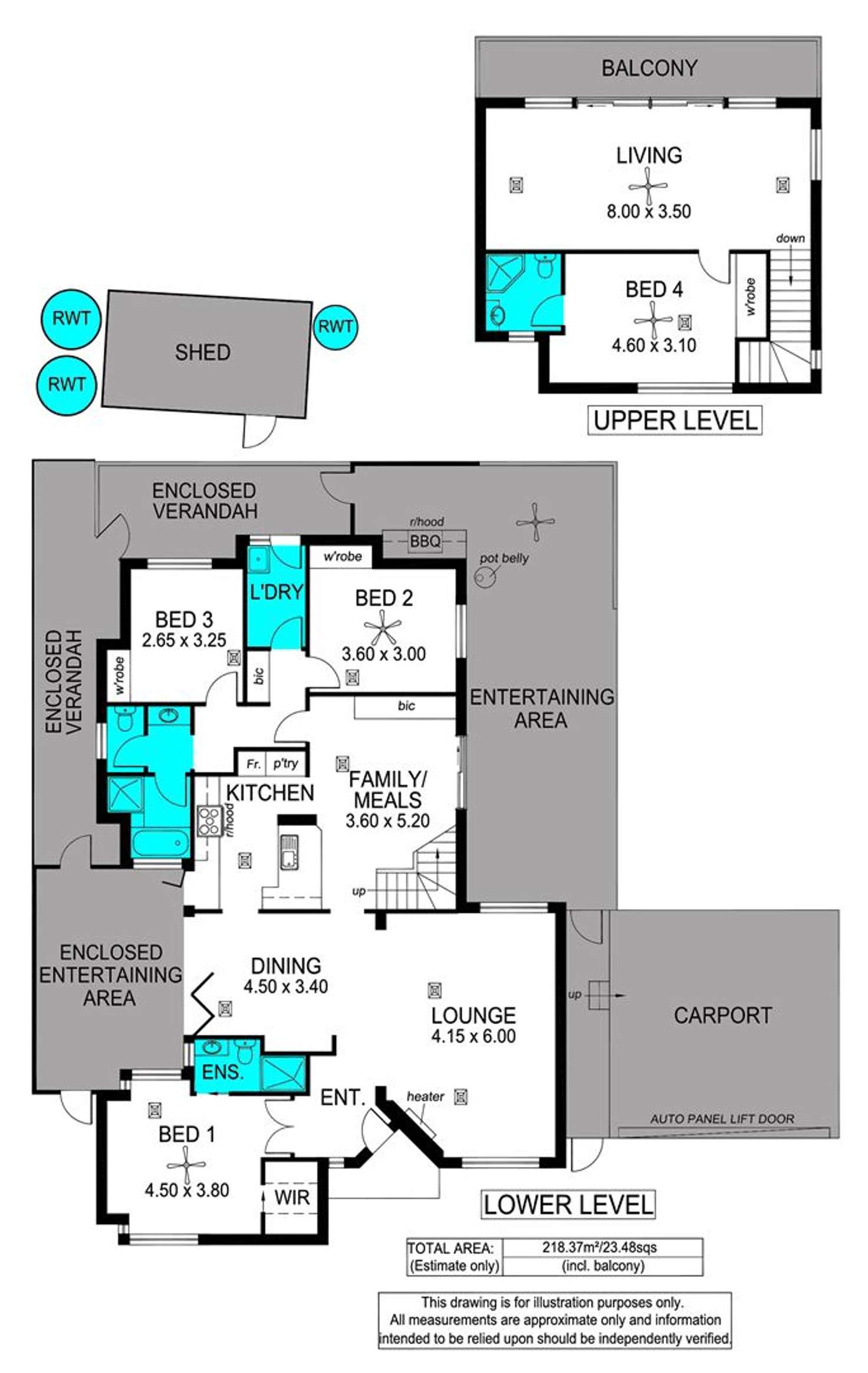 Floorplan of Homely house listing, 6 Yilki Court, Hallett Cove SA 5158