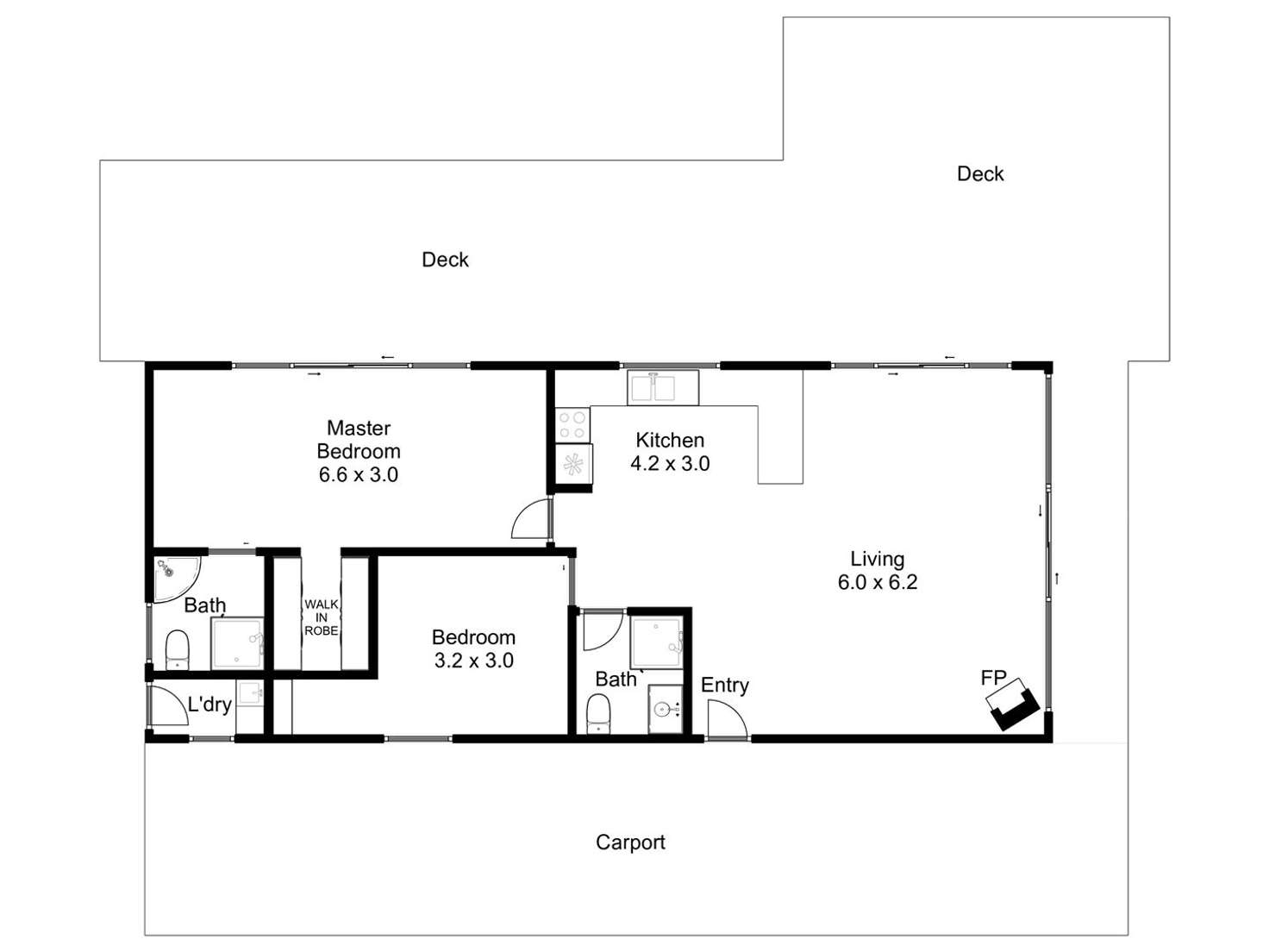 Floorplan of Homely house listing, 40 Dry Creek Road, Bonnie Doon VIC 3720