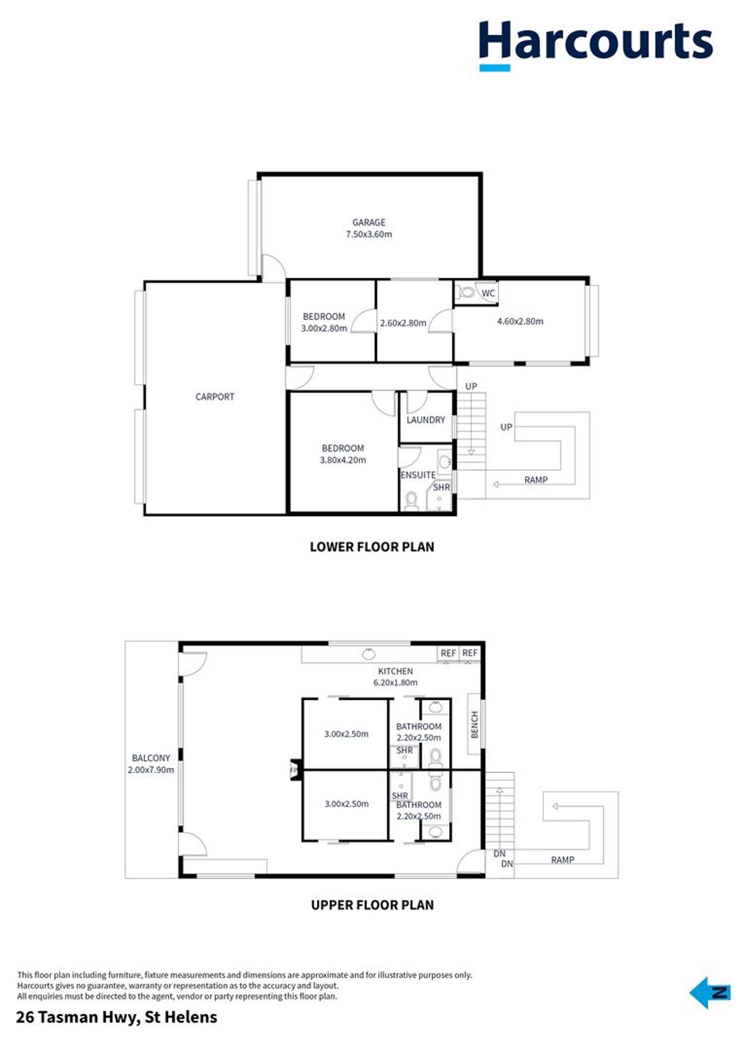Floorplan of Homely house listing, 26 Tasman Highway, St Helens TAS 7216