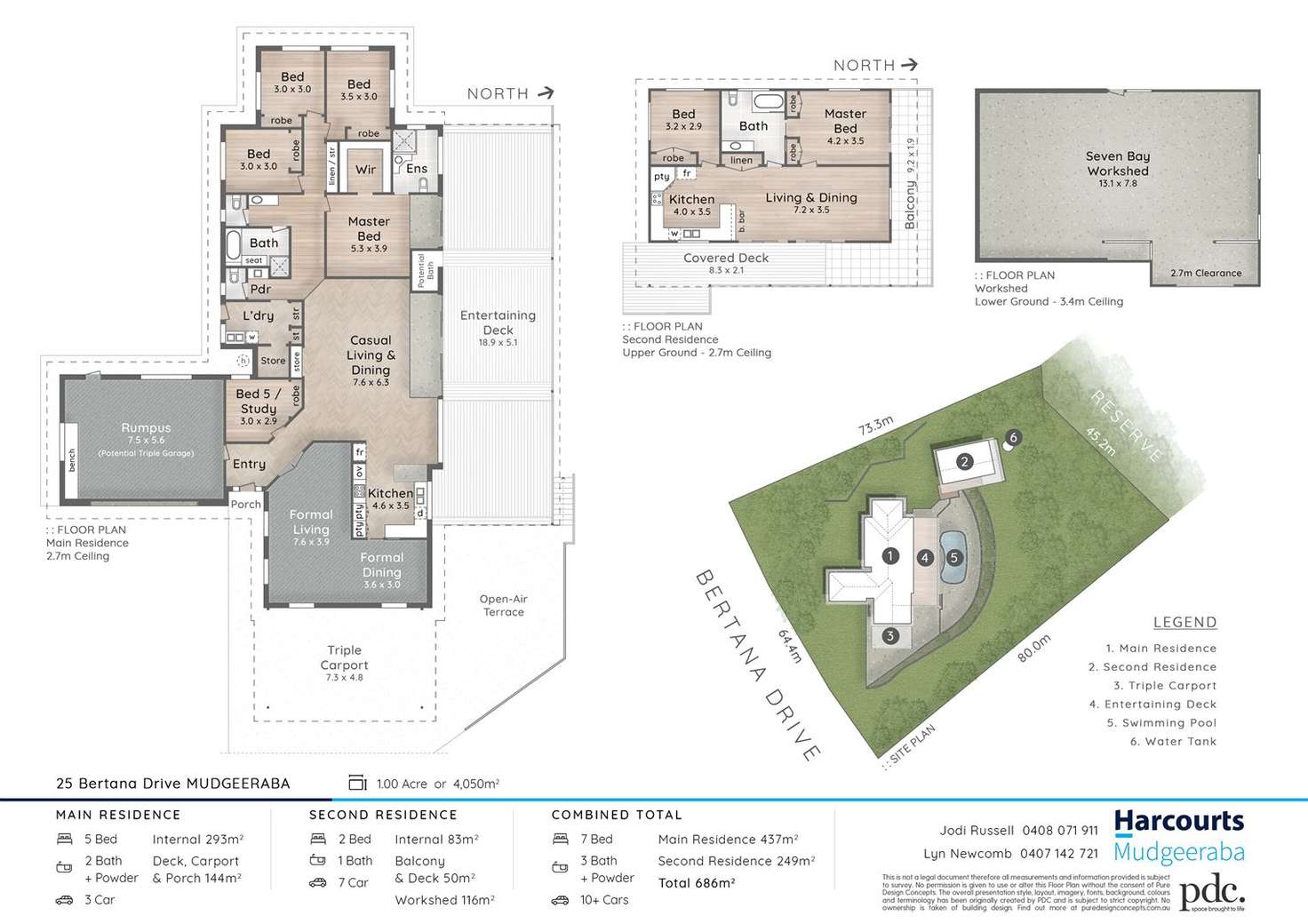Floorplan of Homely acreageSemiRural listing, 25 Bertana Drive, Mudgeeraba QLD 4213