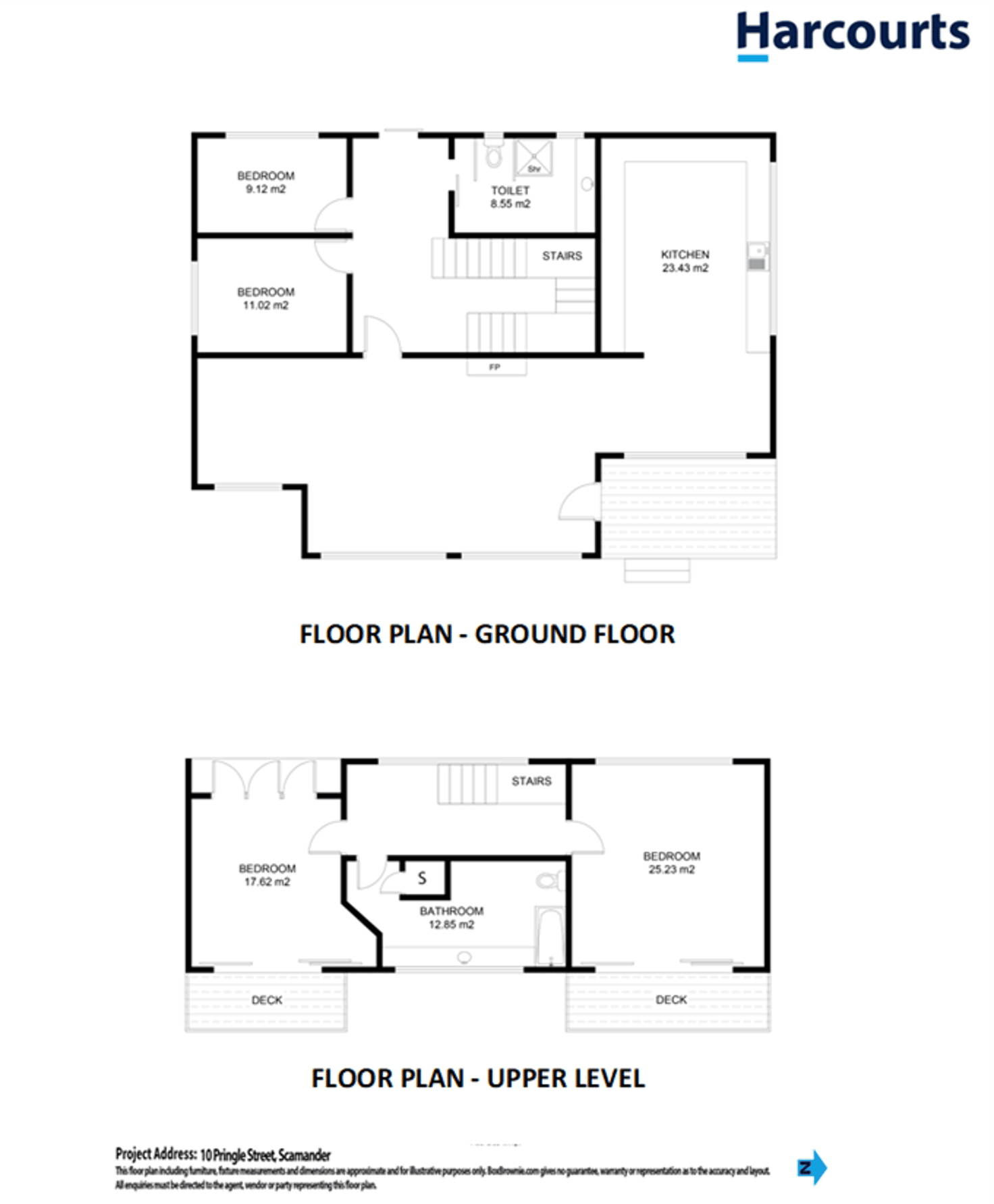 Floorplan of Homely house listing, 10 Pringle Street, Scamander TAS 7215