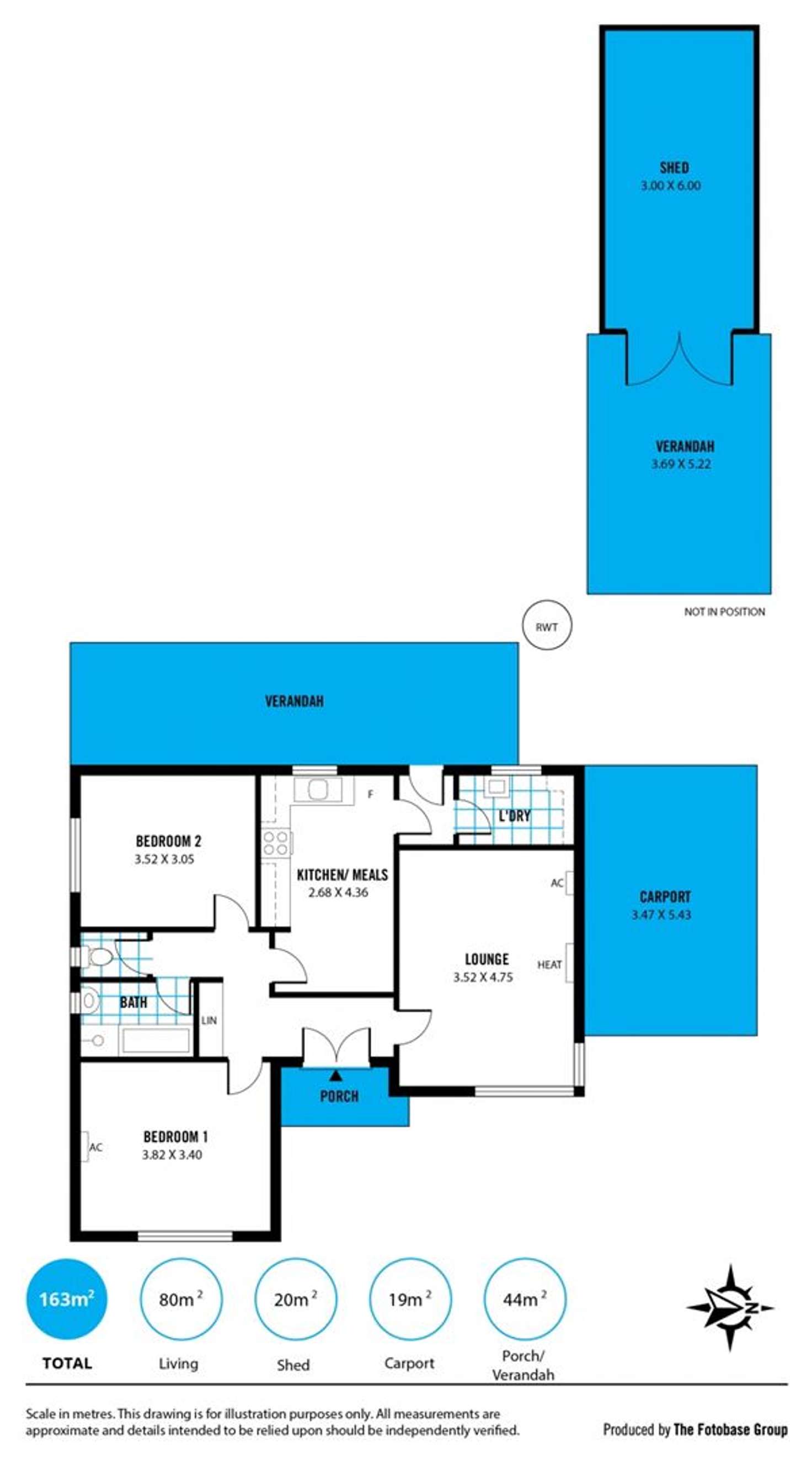 Floorplan of Homely house listing, 4 Filmer Avenue, Glengowrie SA 5044