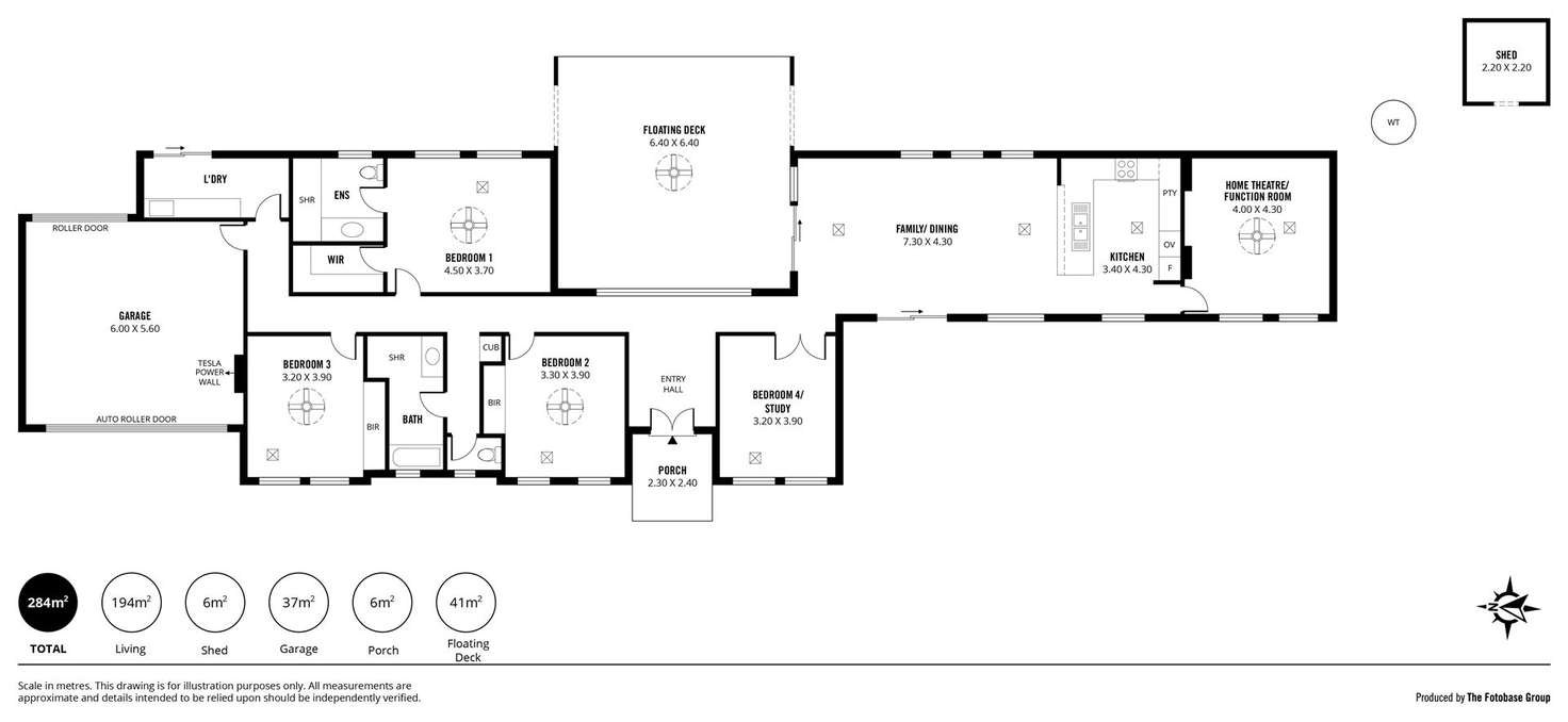 Floorplan of Homely house listing, 92A Cross Rd, Myrtle Bank SA 5064