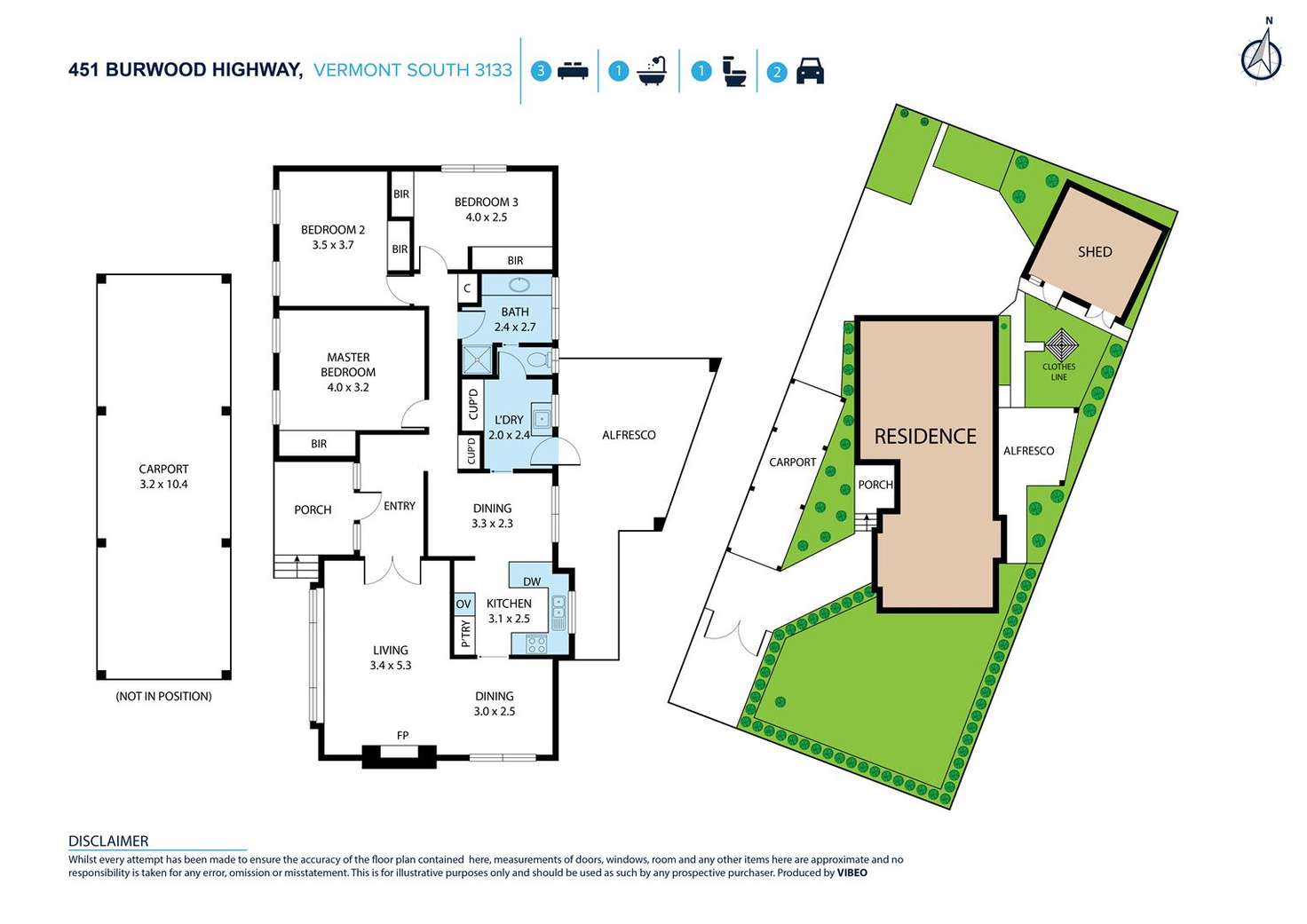 Floorplan of Homely house listing, 451 Burwood Highway, Vermont South VIC 3133