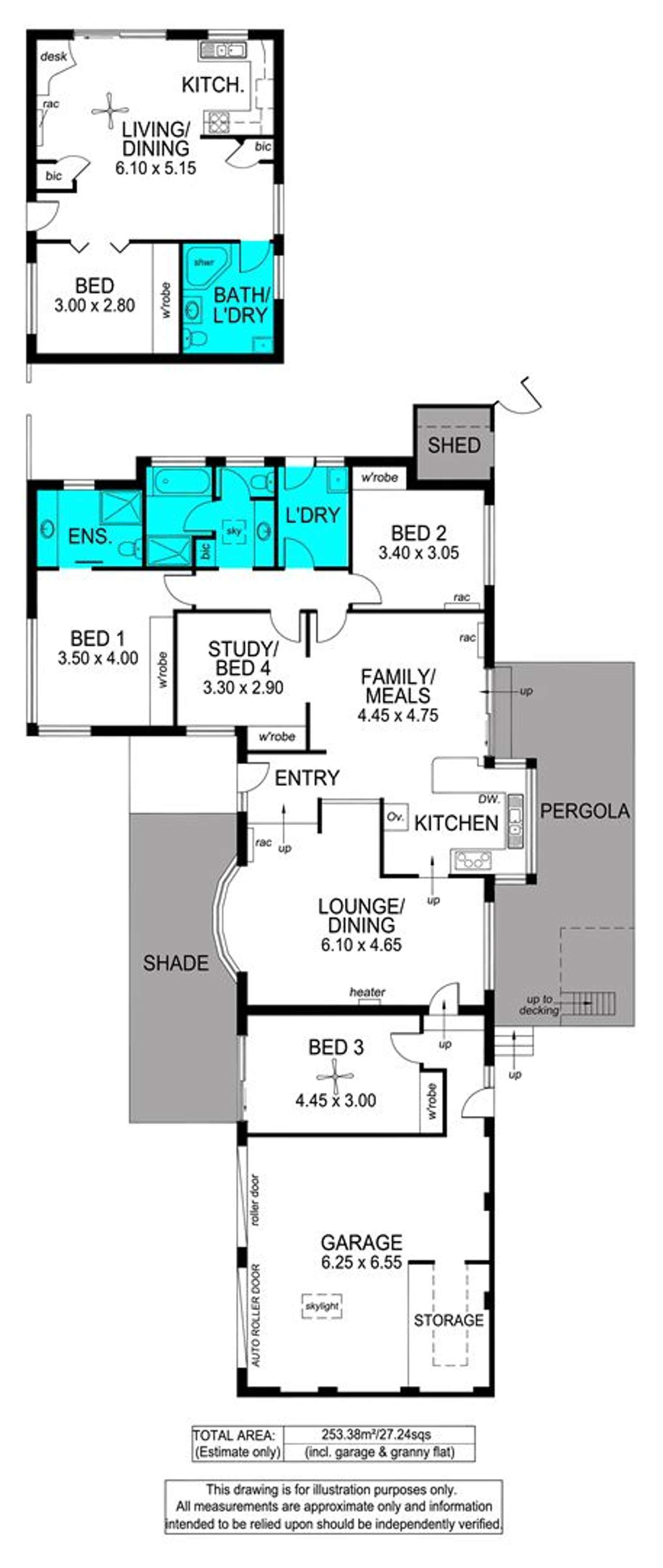 Floorplan of Homely house listing, 1 Moth Court, Hallett Cove SA 5158