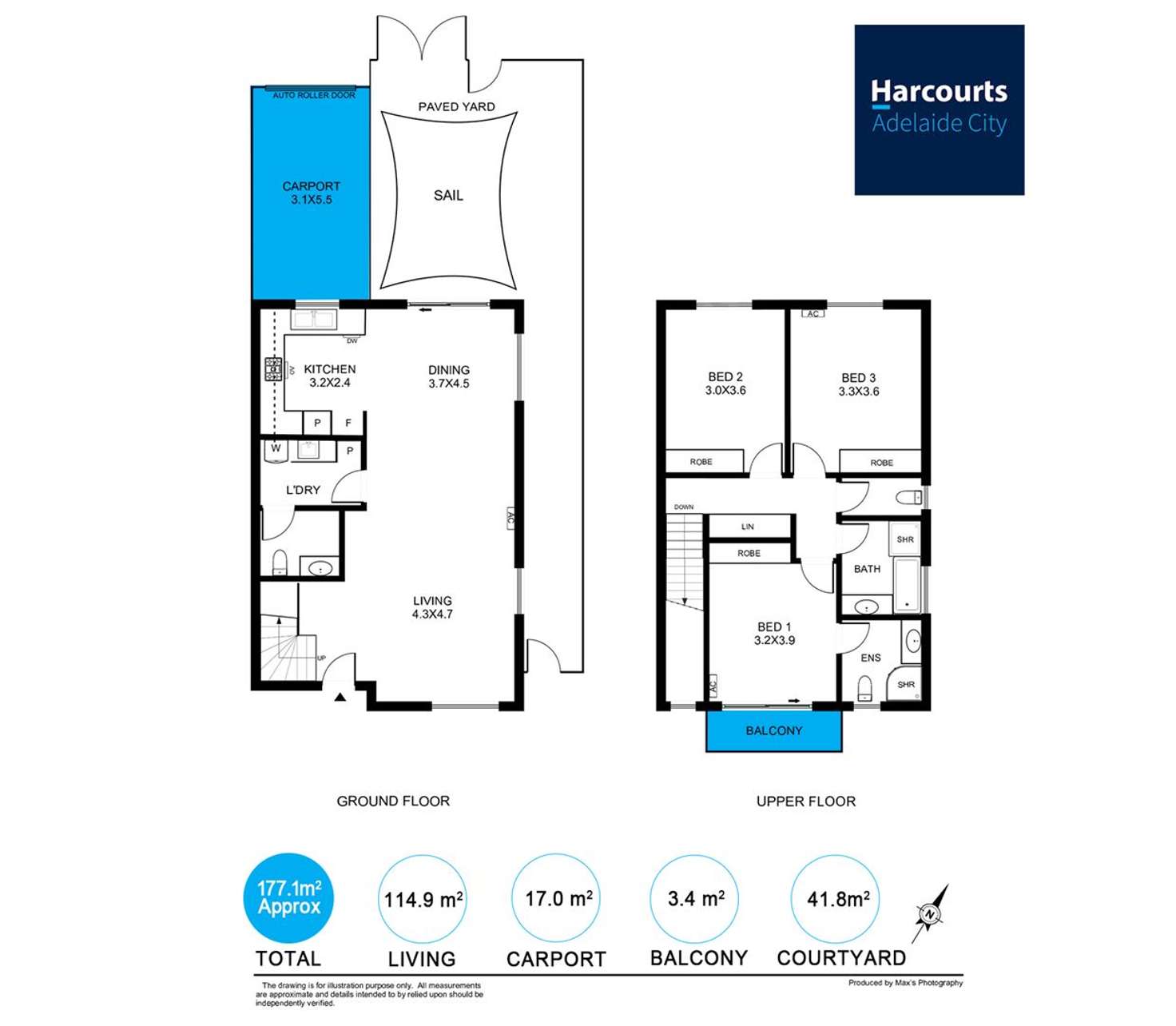 Floorplan of Homely townhouse listing, 40 McKinlay Avenue, Gilles Plains SA 5086