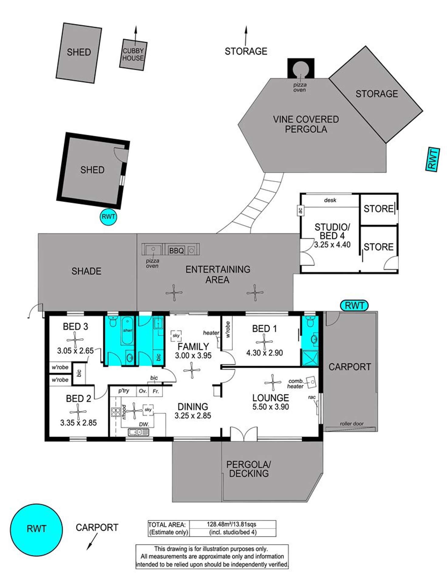 Floorplan of Homely house listing, 7 Catharina Street, Flagstaff Hill SA 5159