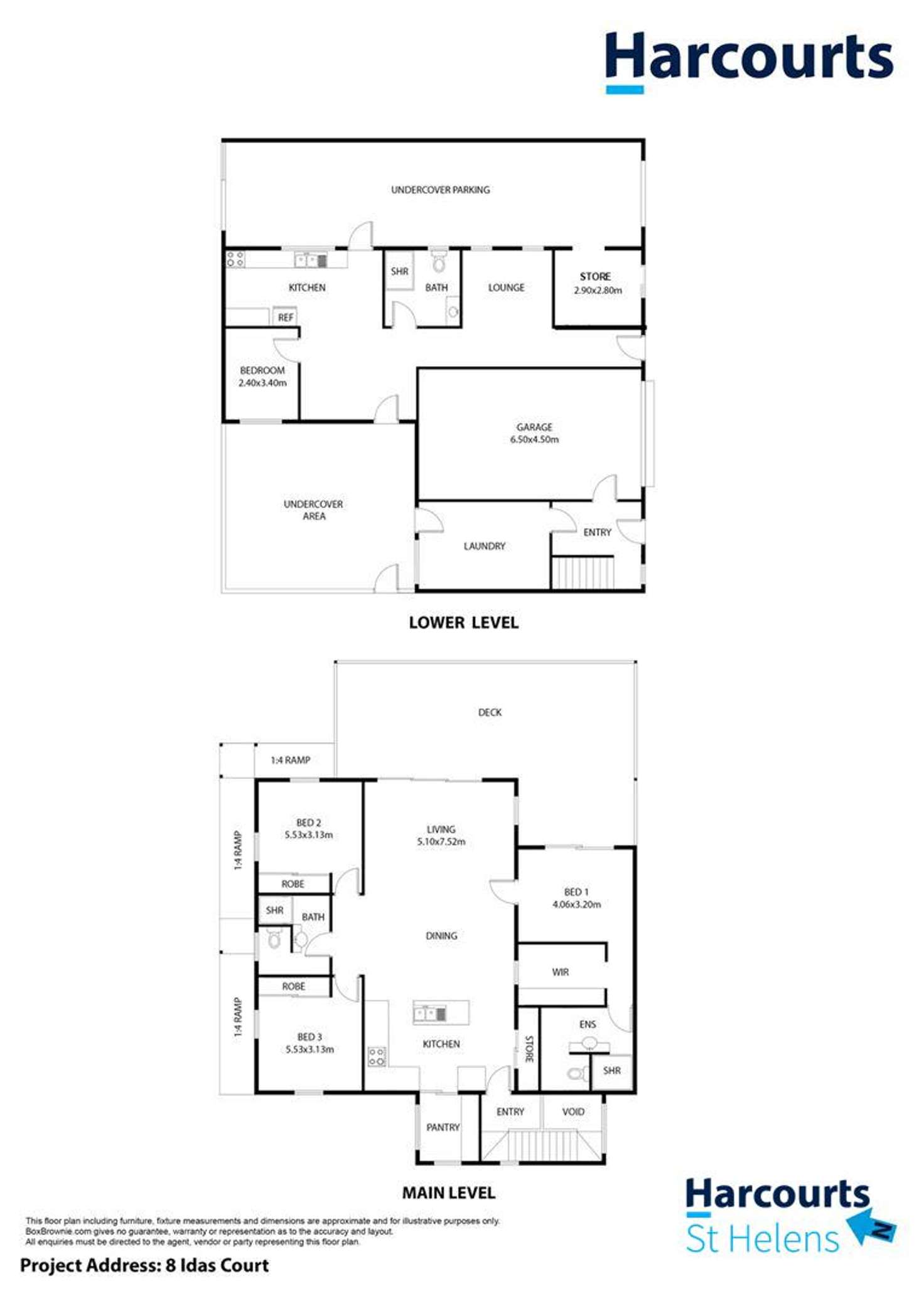 Floorplan of Homely house listing, 8 Idas Court, St Helens TAS 7216