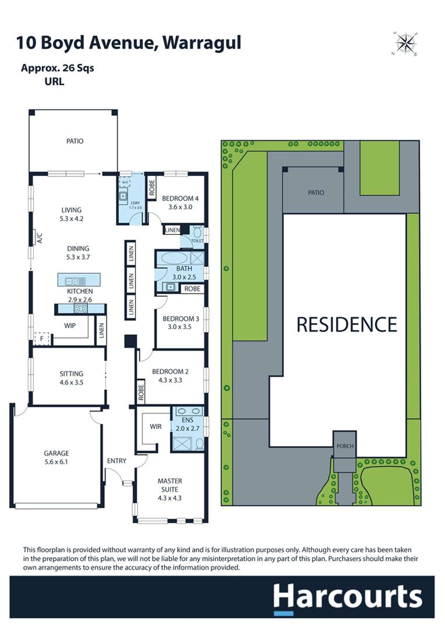 Floorplan of Homely house listing, 10 Boyd Avenue, Warragul VIC 3820