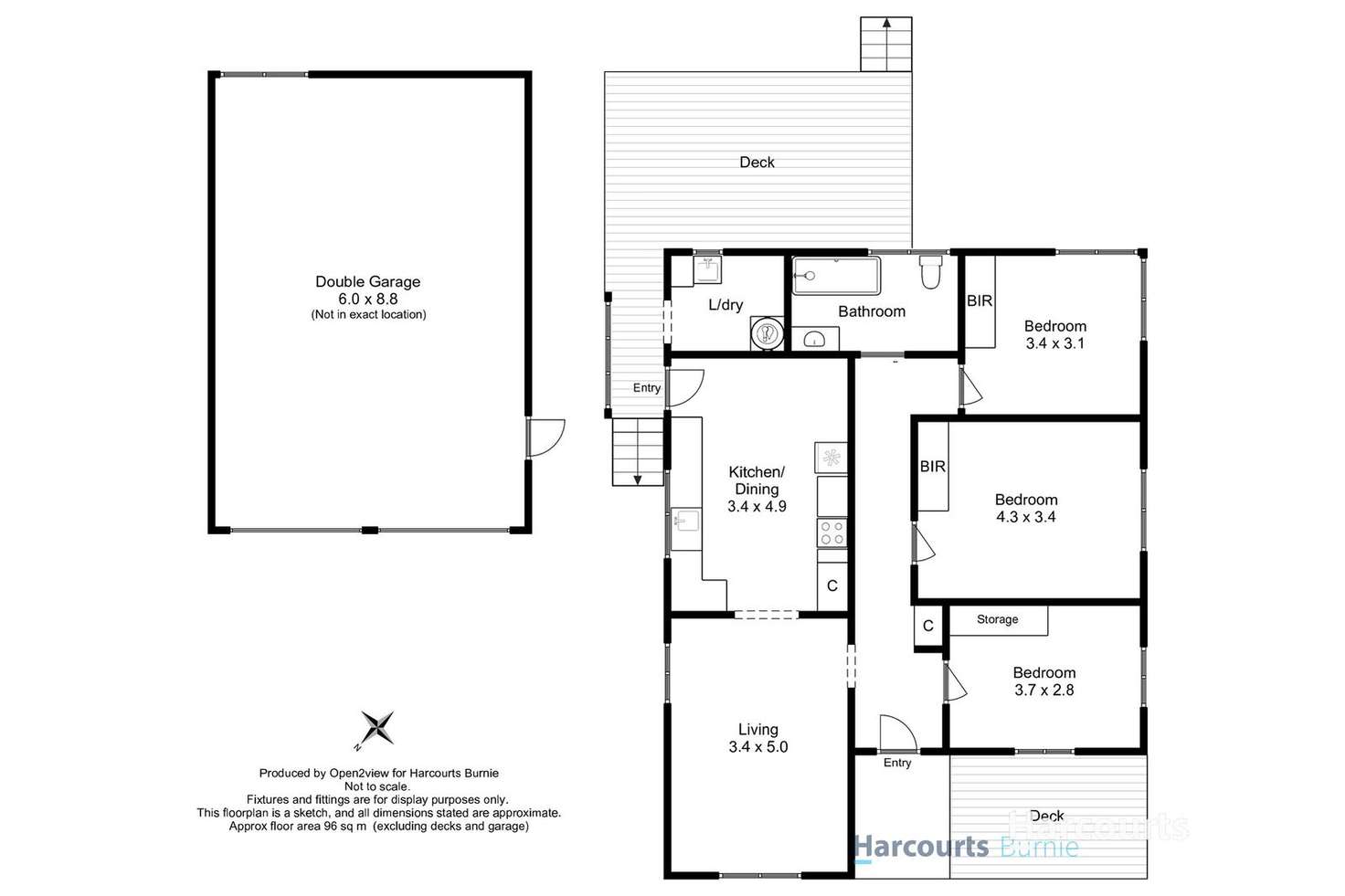 Floorplan of Homely house listing, 7 Lane Street, Hillcrest TAS 7320