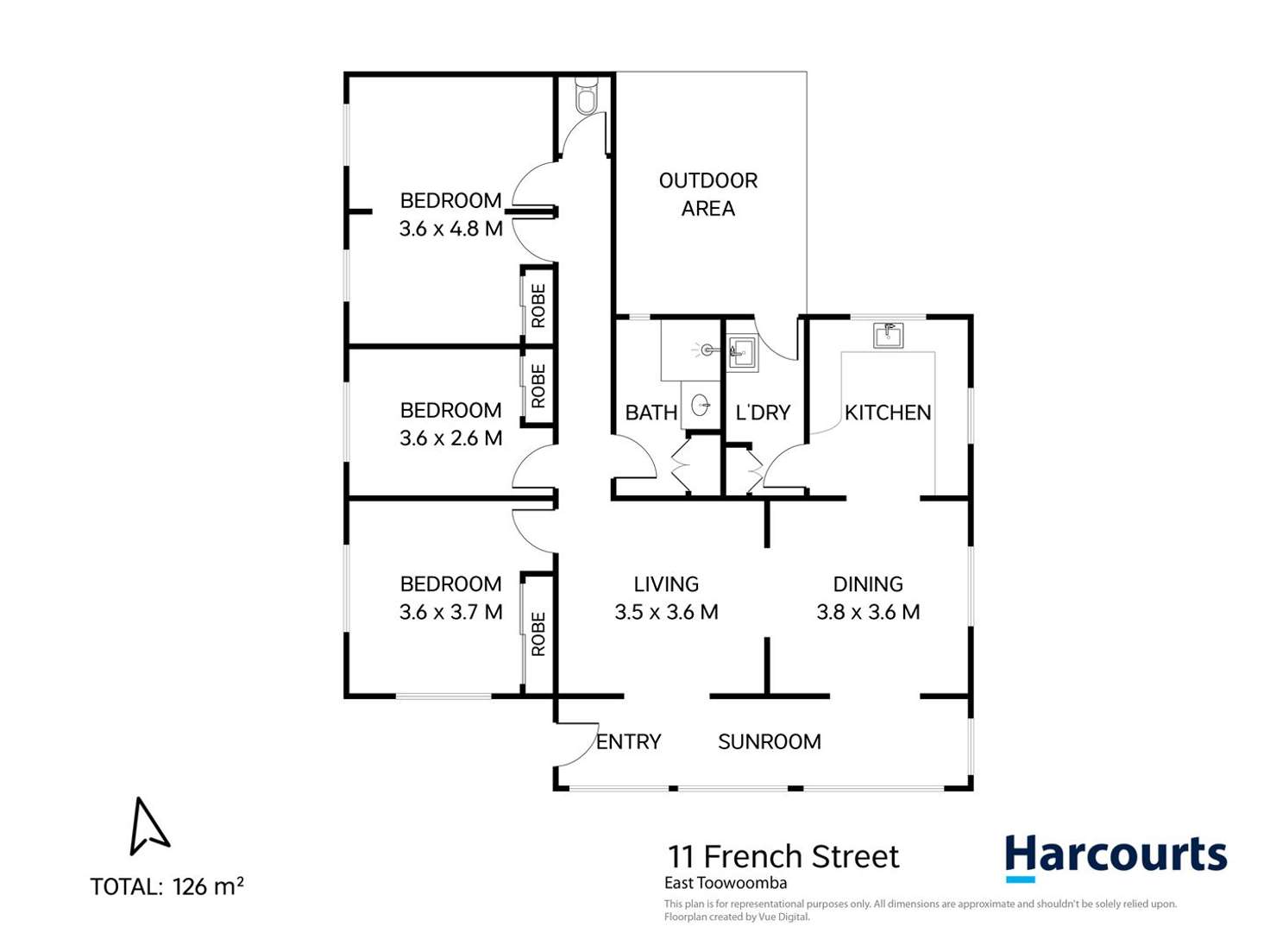 Floorplan of Homely house listing, 11 French Street, East Toowoomba QLD 4350