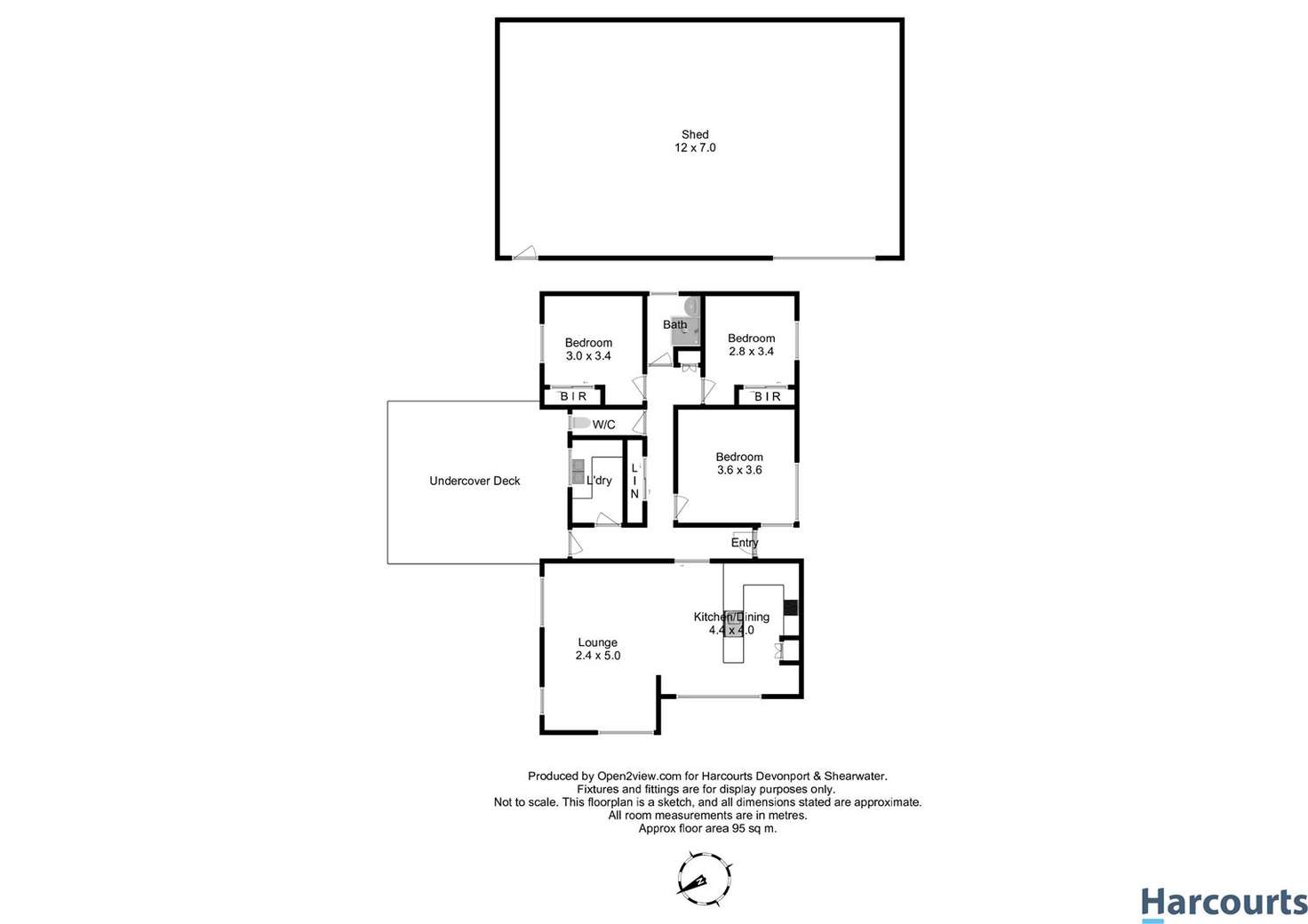 Floorplan of Homely house listing, 11 Rose Court, Devonport TAS 7310