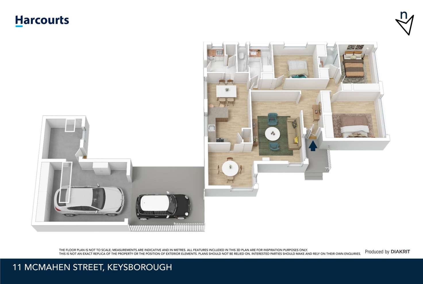 Floorplan of Homely house listing, 11 Mcmahen Street, Keysborough VIC 3173