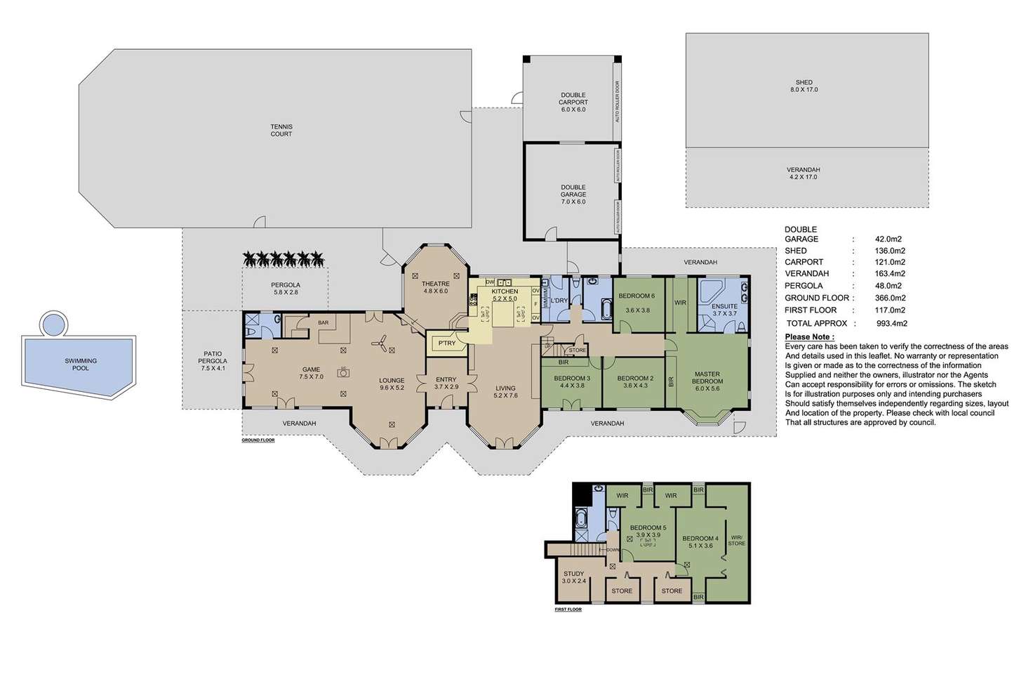 Floorplan of Homely acreageSemiRural listing, 310 Lobethal Road, Ashton SA 5137