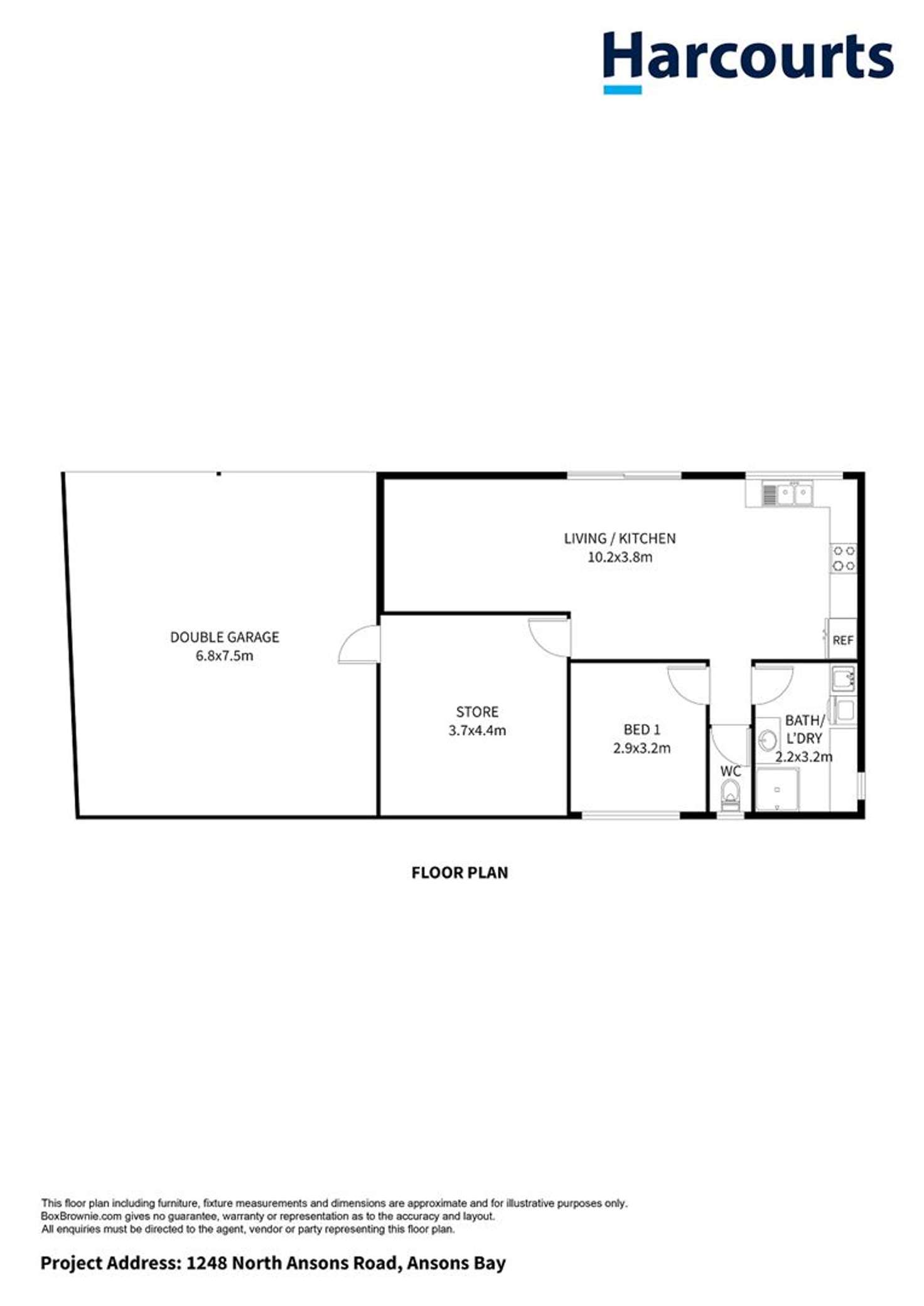 Floorplan of Homely house listing, Part 1284 North Ansons Road, Ansons Bay TAS 7264