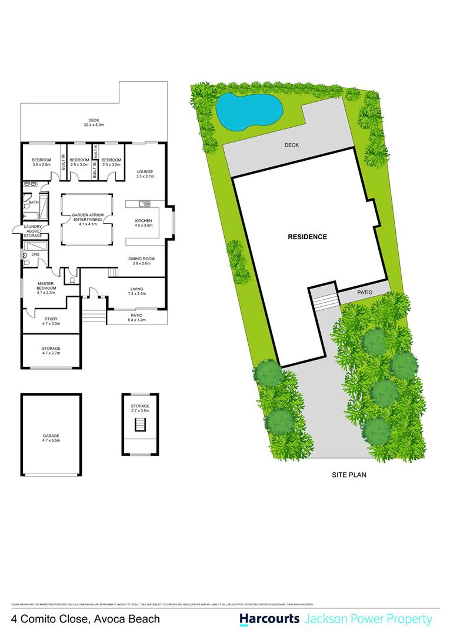 Floorplan of Homely house listing, 4 Comito Close, Avoca Beach NSW 2251