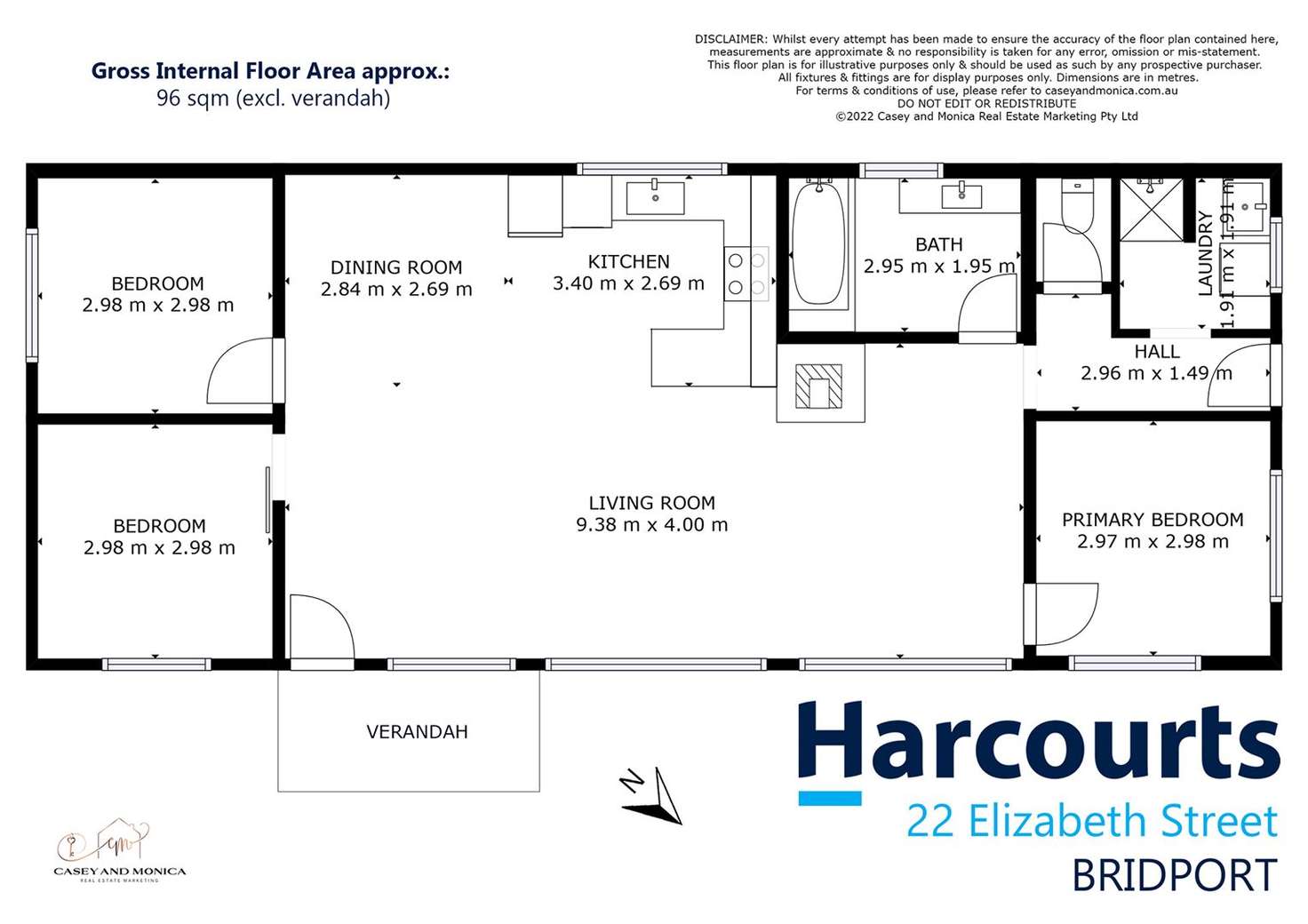Floorplan of Homely house listing, 22 Elizabeth Street, Bridport TAS 7262